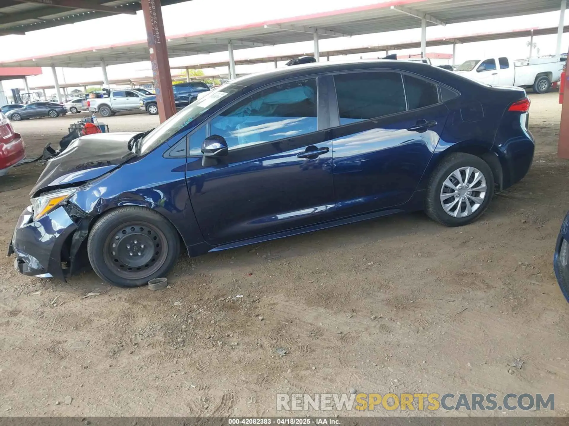 2 Photograph of a damaged car 5YFEPMAE5NP346769 TOYOTA COROLLA 2022