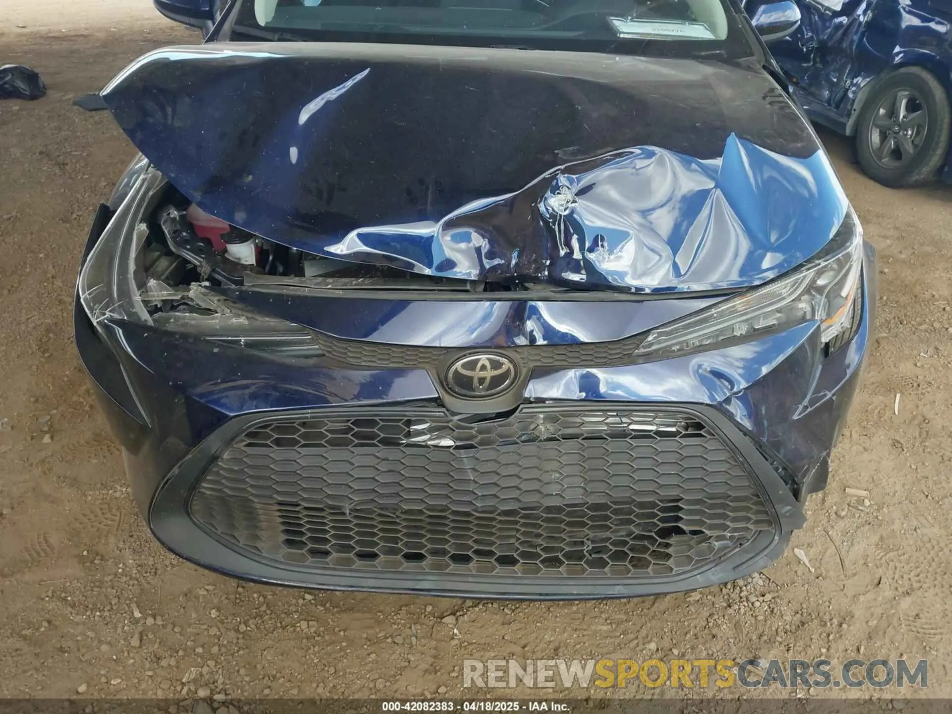6 Photograph of a damaged car 5YFEPMAE5NP346769 TOYOTA COROLLA 2022