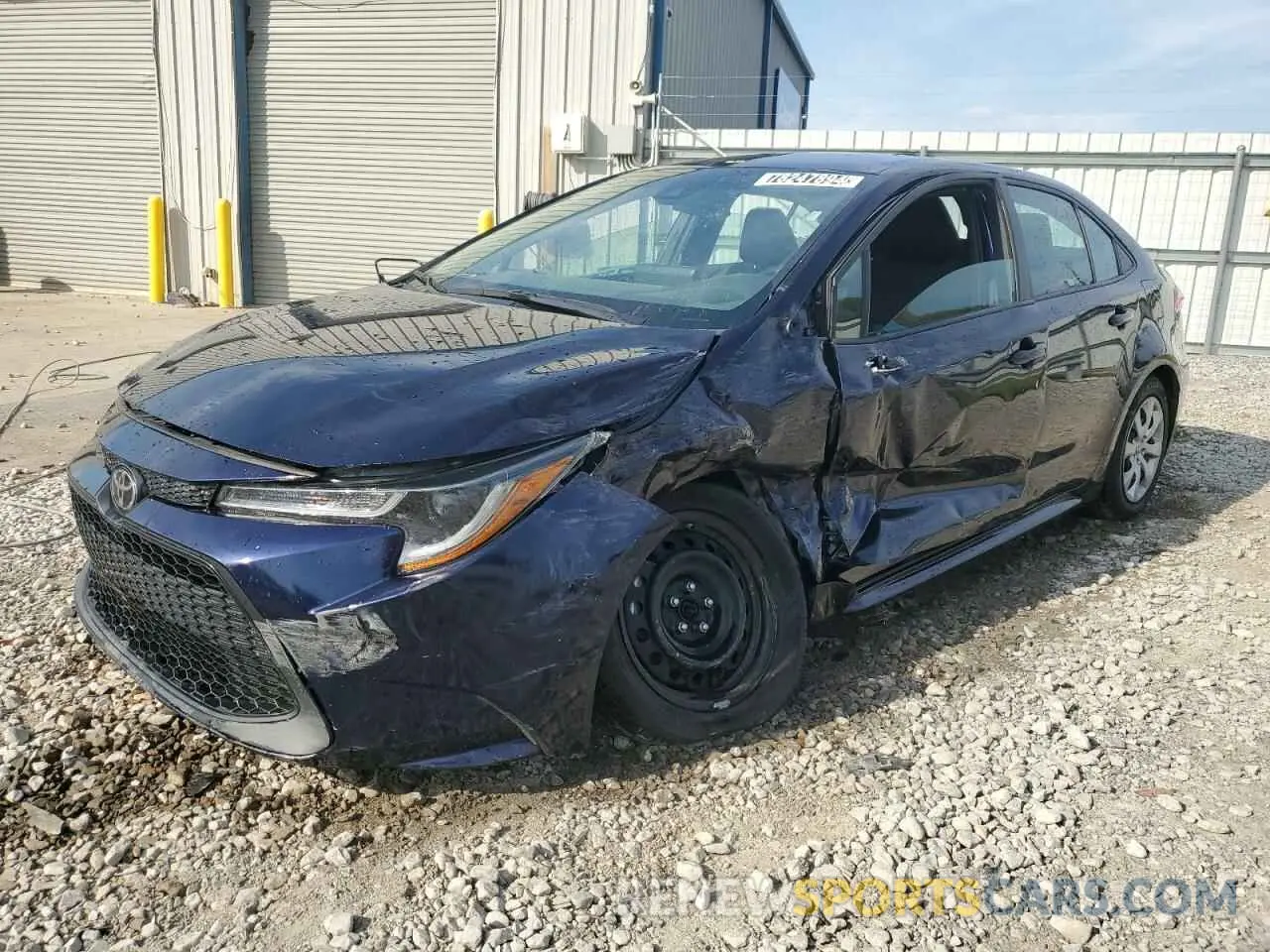 1 Photograph of a damaged car 5YFEPMAE5NP350093 TOYOTA COROLLA 2022