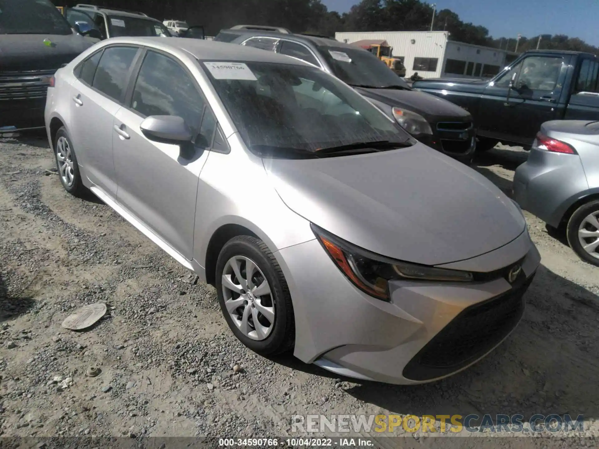 1 Photograph of a damaged car 5YFEPMAE5NP356735 TOYOTA COROLLA 2022