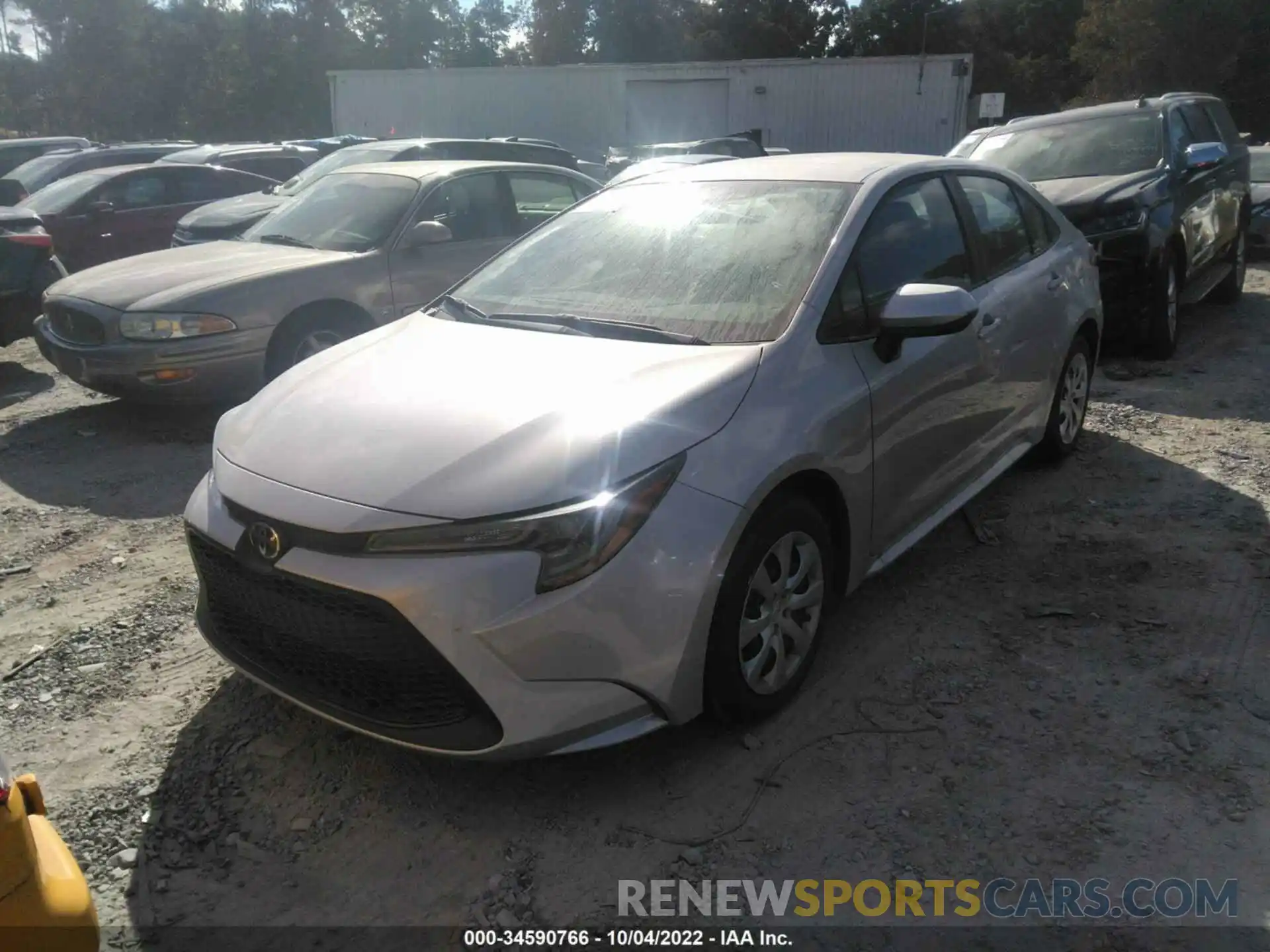 2 Photograph of a damaged car 5YFEPMAE5NP356735 TOYOTA COROLLA 2022