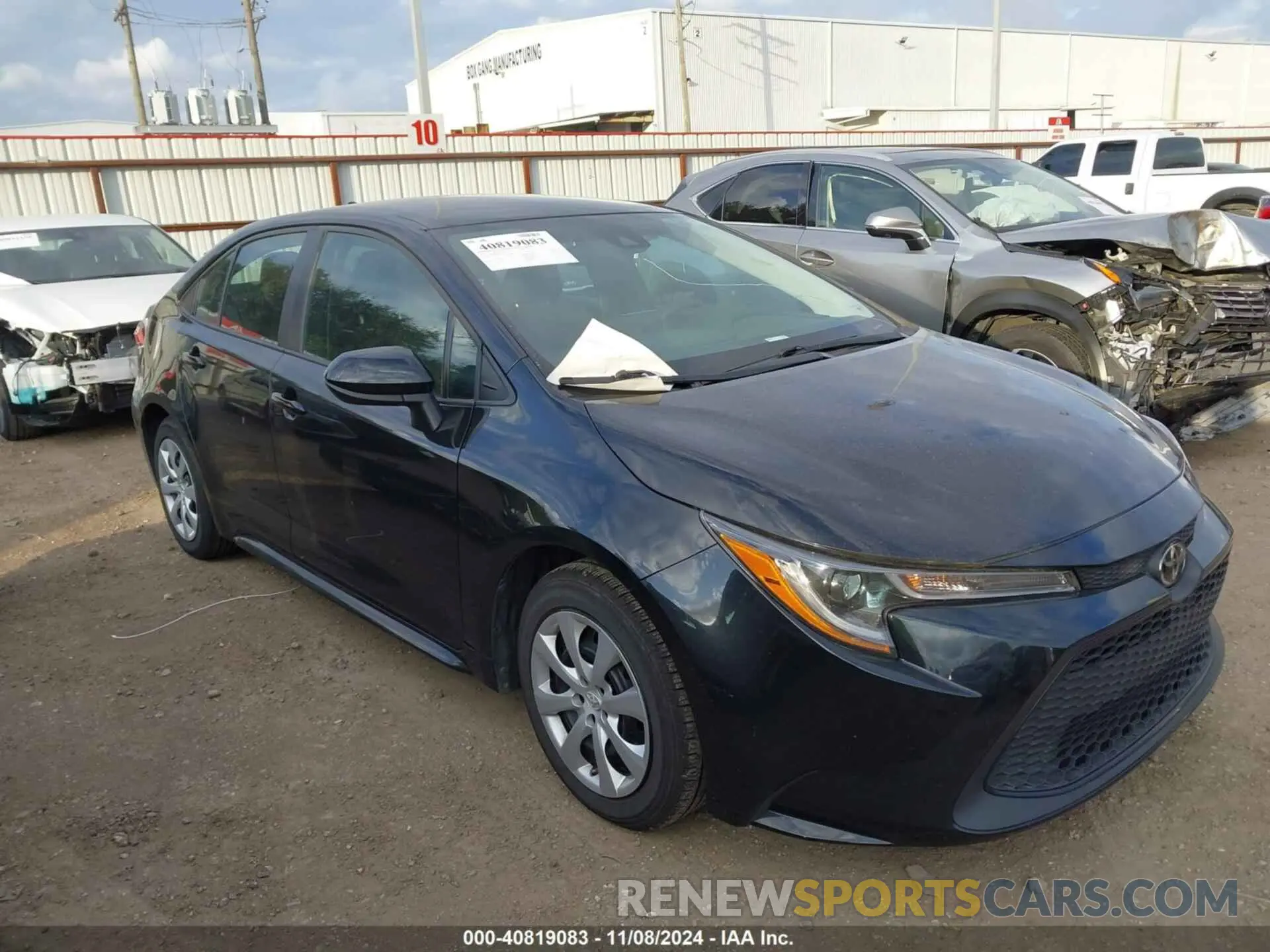 1 Photograph of a damaged car 5YFEPMAE5NP357643 TOYOTA COROLLA 2022