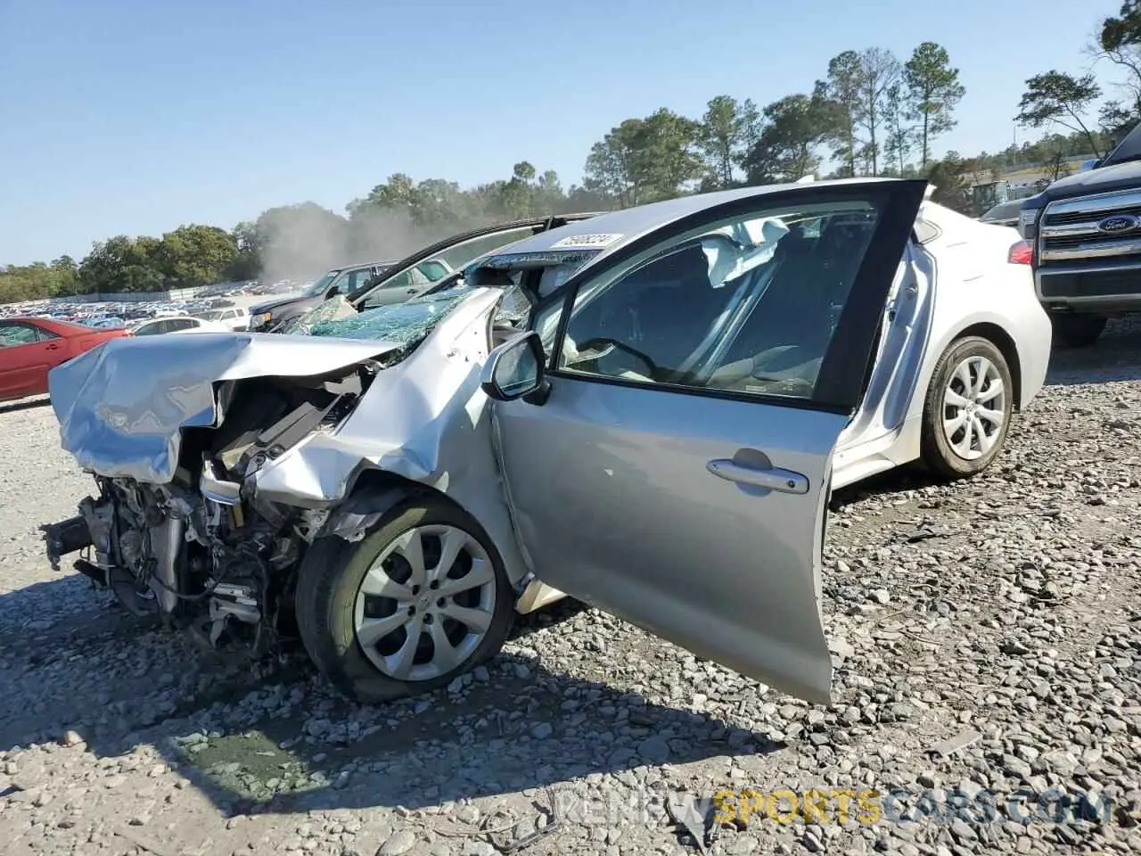 1 Photograph of a damaged car 5YFEPMAE5NP373020 TOYOTA COROLLA 2022