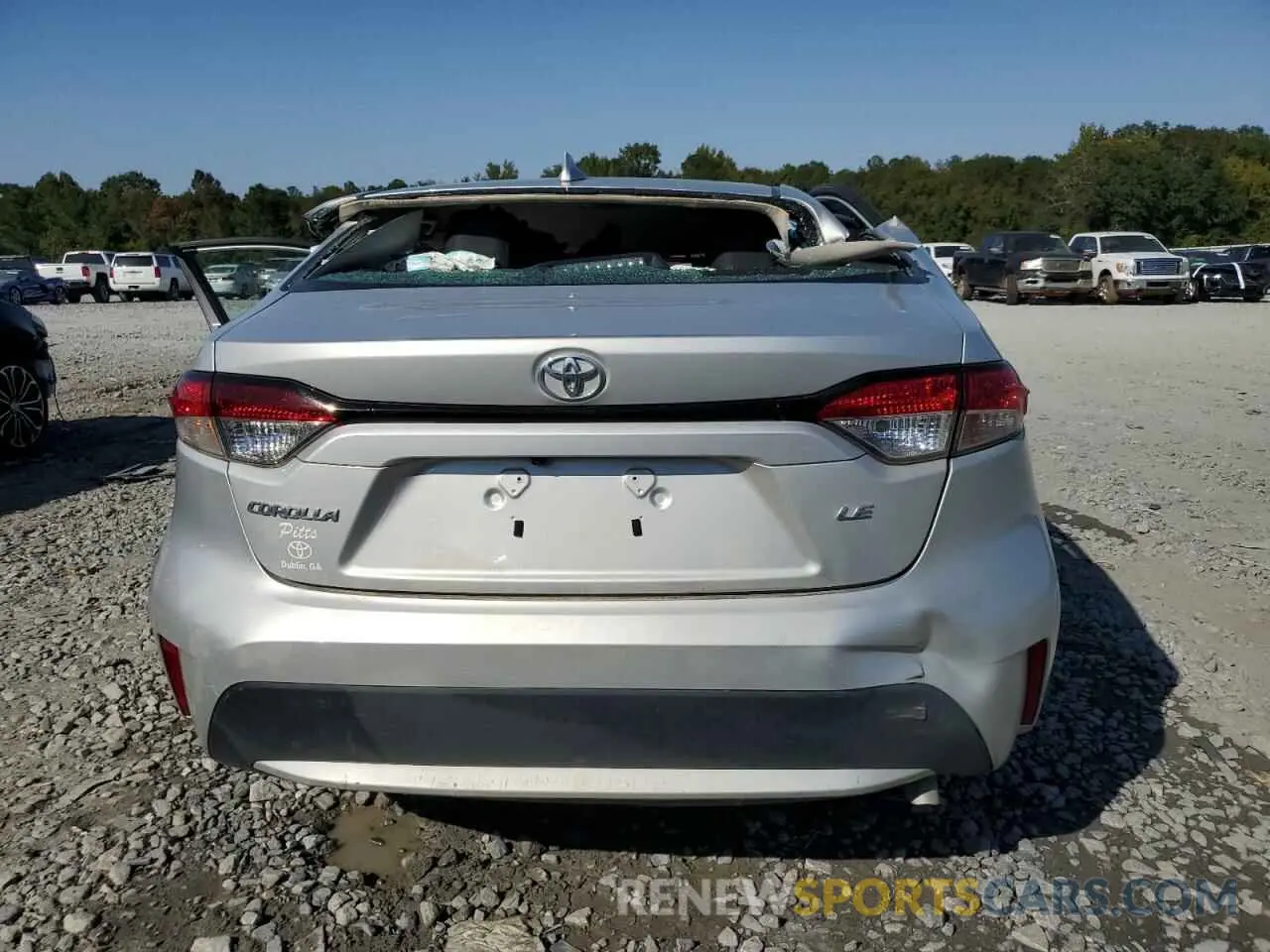 6 Photograph of a damaged car 5YFEPMAE5NP373020 TOYOTA COROLLA 2022