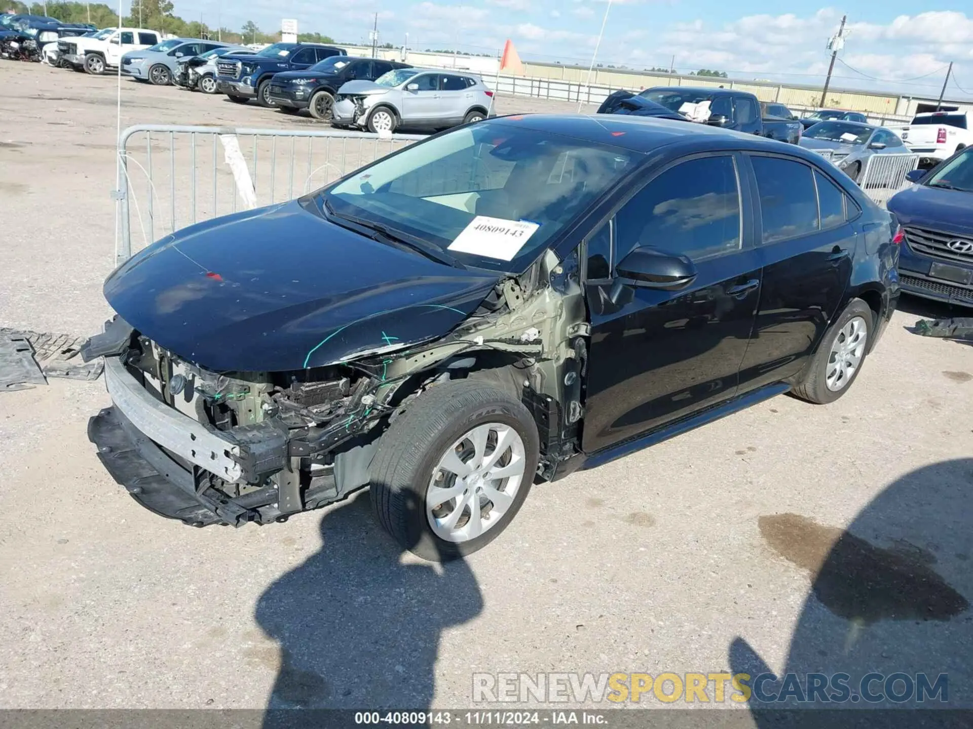 2 Photograph of a damaged car 5YFEPMAE5NP392148 TOYOTA COROLLA 2022