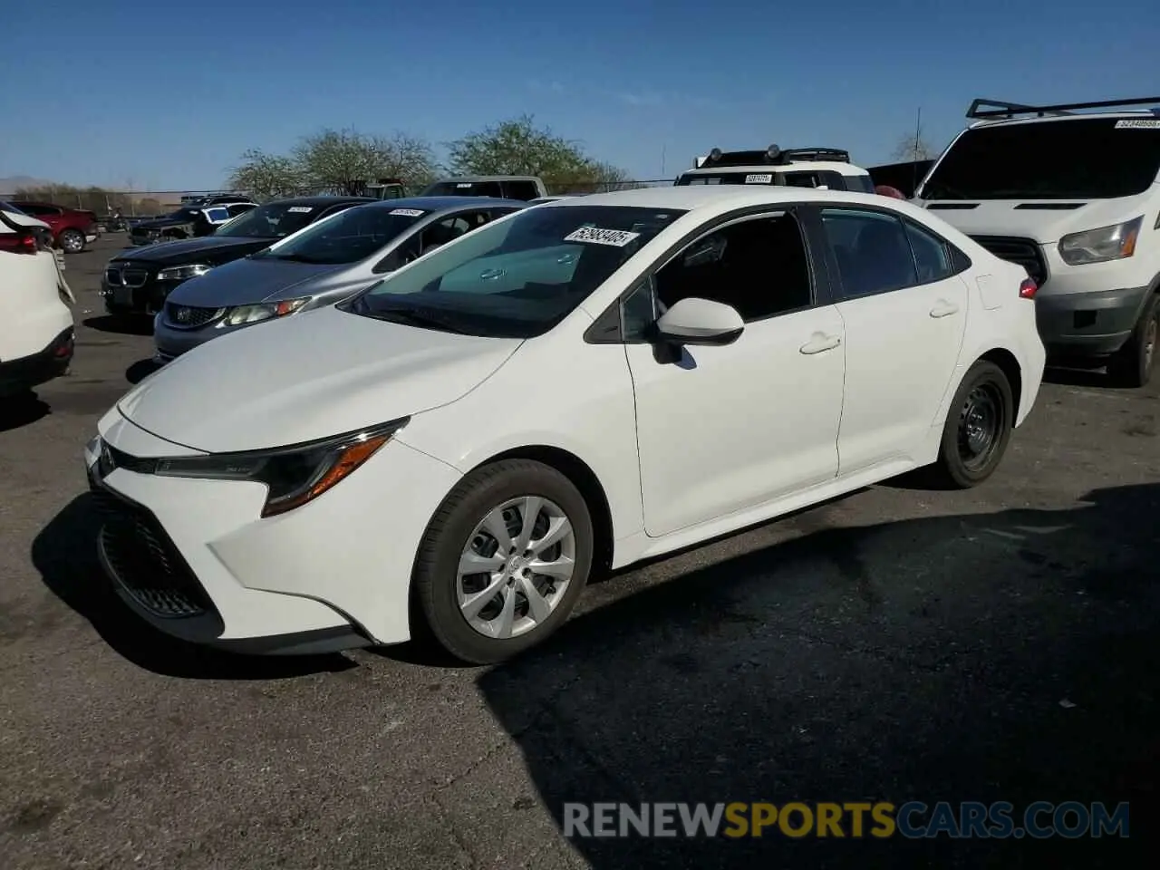 1 Photograph of a damaged car 5YFEPMAE6NP275310 TOYOTA COROLLA 2022