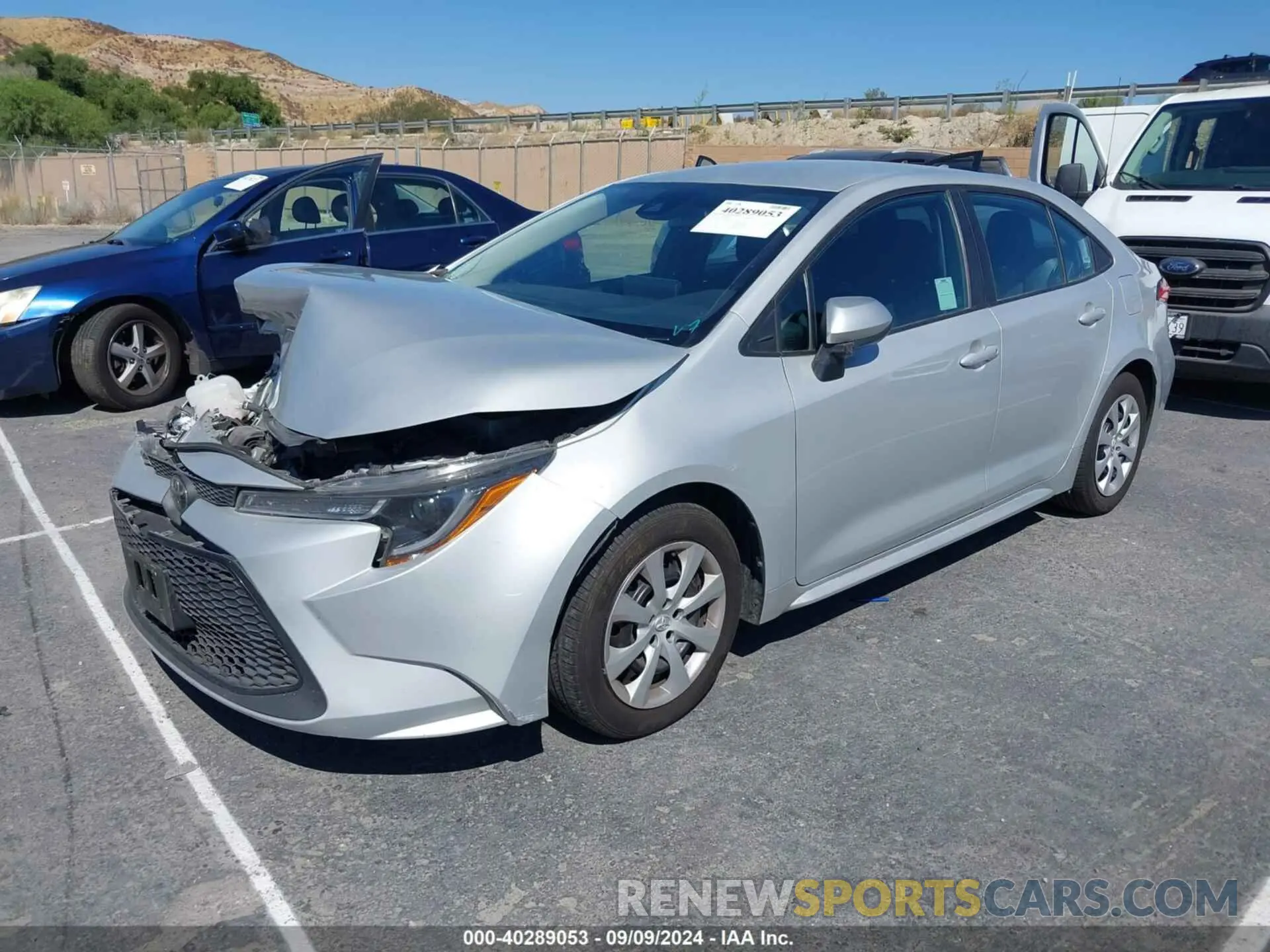 2 Photograph of a damaged car 5YFEPMAE6NP282614 TOYOTA COROLLA 2022
