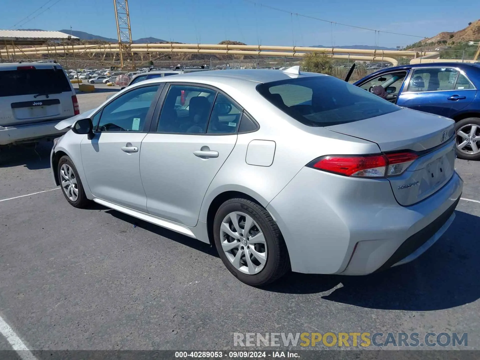 3 Photograph of a damaged car 5YFEPMAE6NP282614 TOYOTA COROLLA 2022