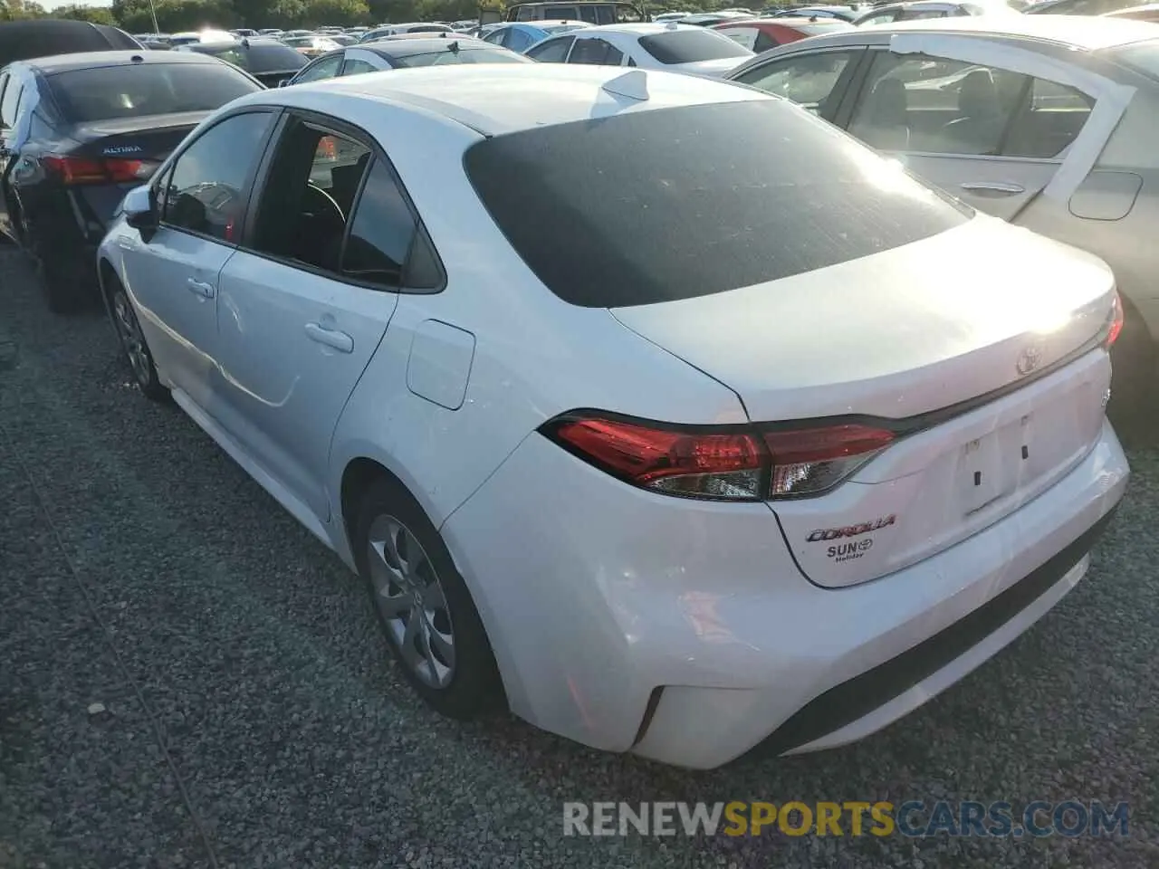 2 Photograph of a damaged car 5YFEPMAE6NP283407 TOYOTA COROLLA 2022