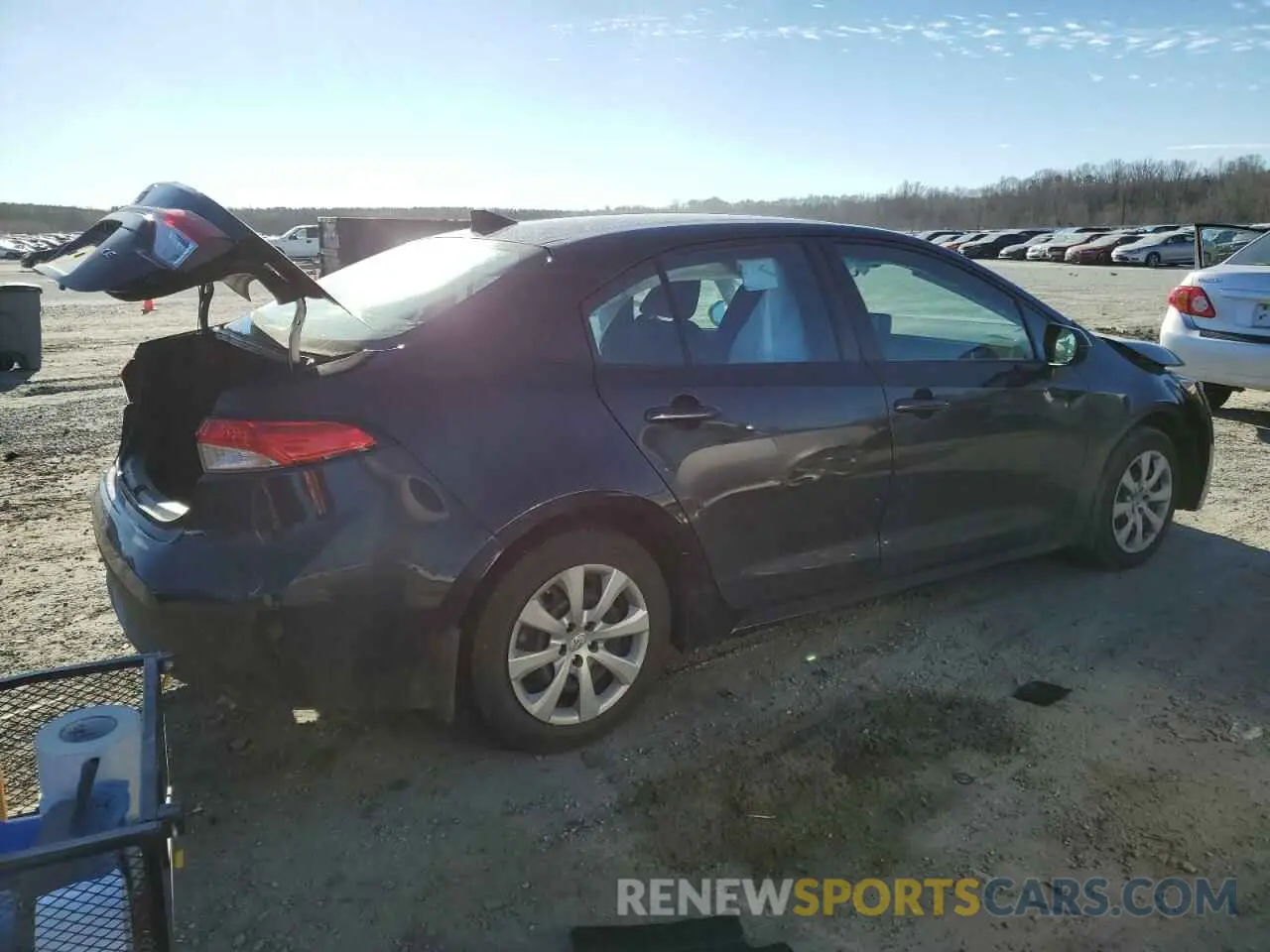 3 Photograph of a damaged car 5YFEPMAE6NP288784 TOYOTA COROLLA 2022