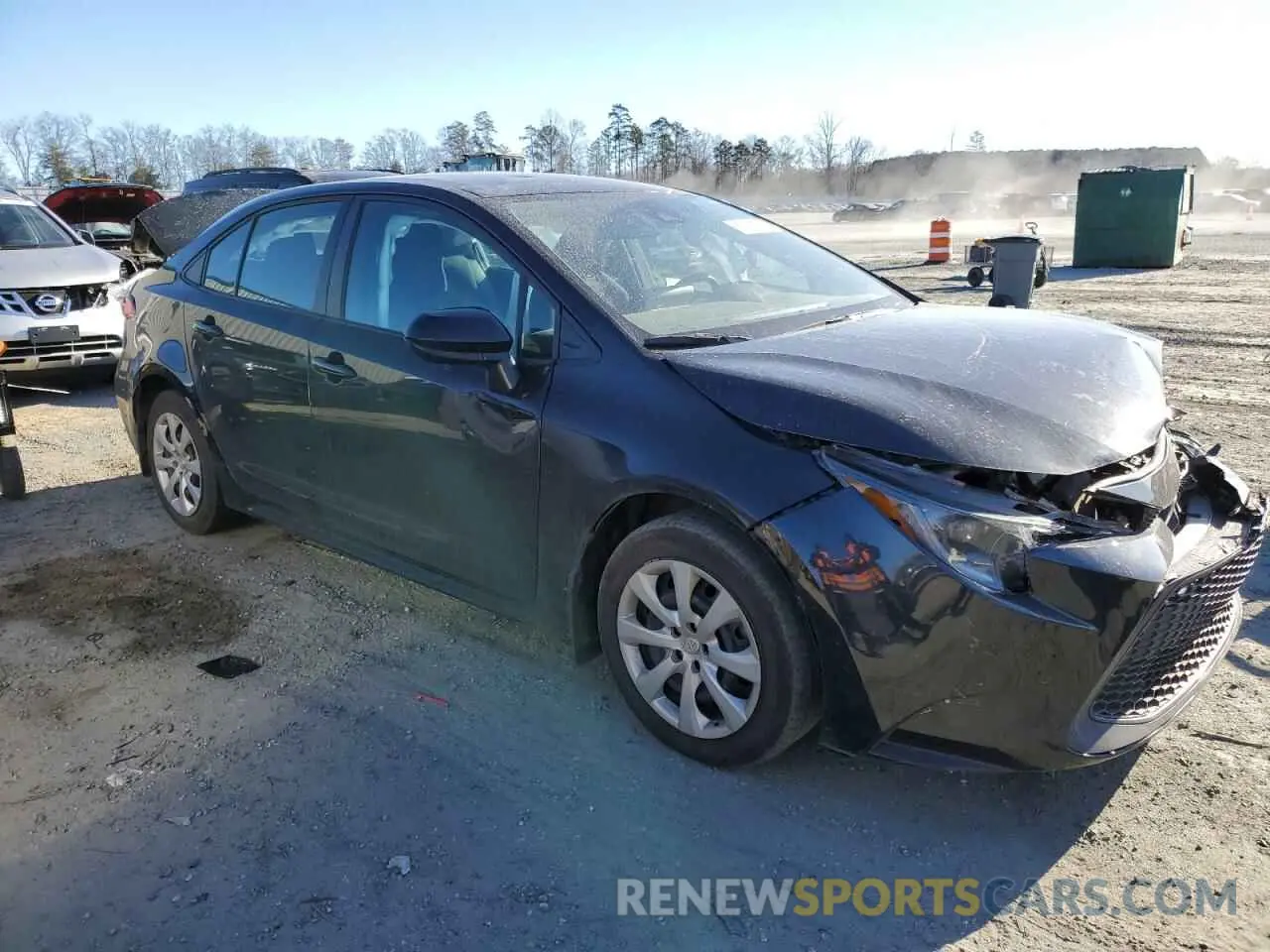 4 Photograph of a damaged car 5YFEPMAE6NP288784 TOYOTA COROLLA 2022
