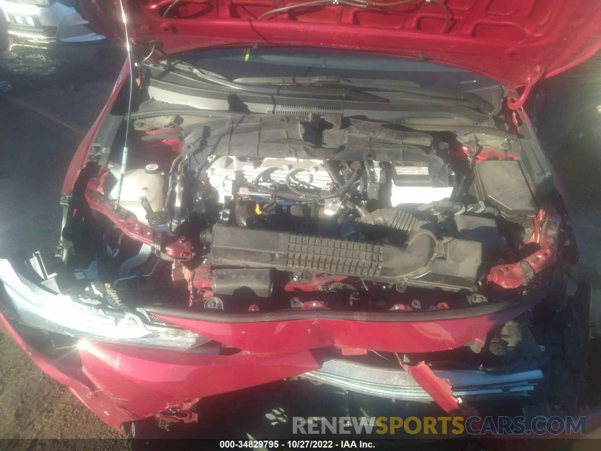 10 Photograph of a damaged car 5YFEPMAE6NP289496 TOYOTA COROLLA 2022