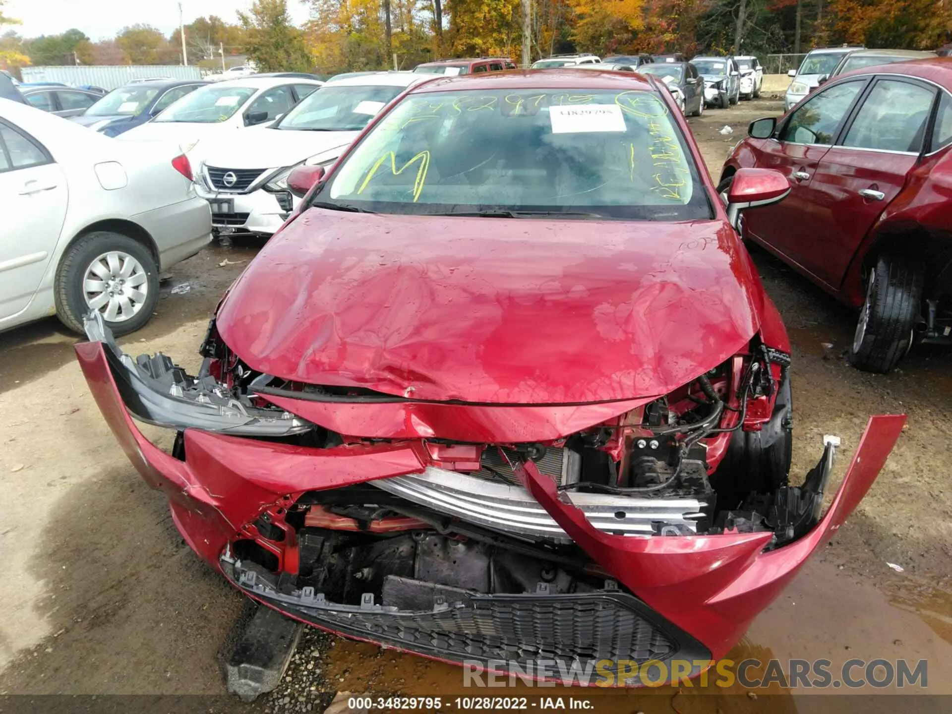 6 Photograph of a damaged car 5YFEPMAE6NP289496 TOYOTA COROLLA 2022