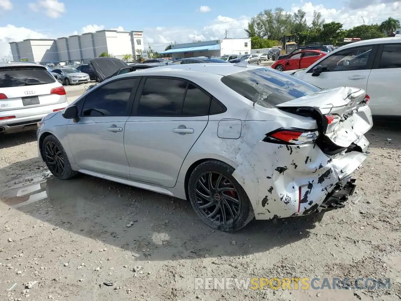 2 Photograph of a damaged car 5YFEPMAE6NP289577 TOYOTA COROLLA 2022