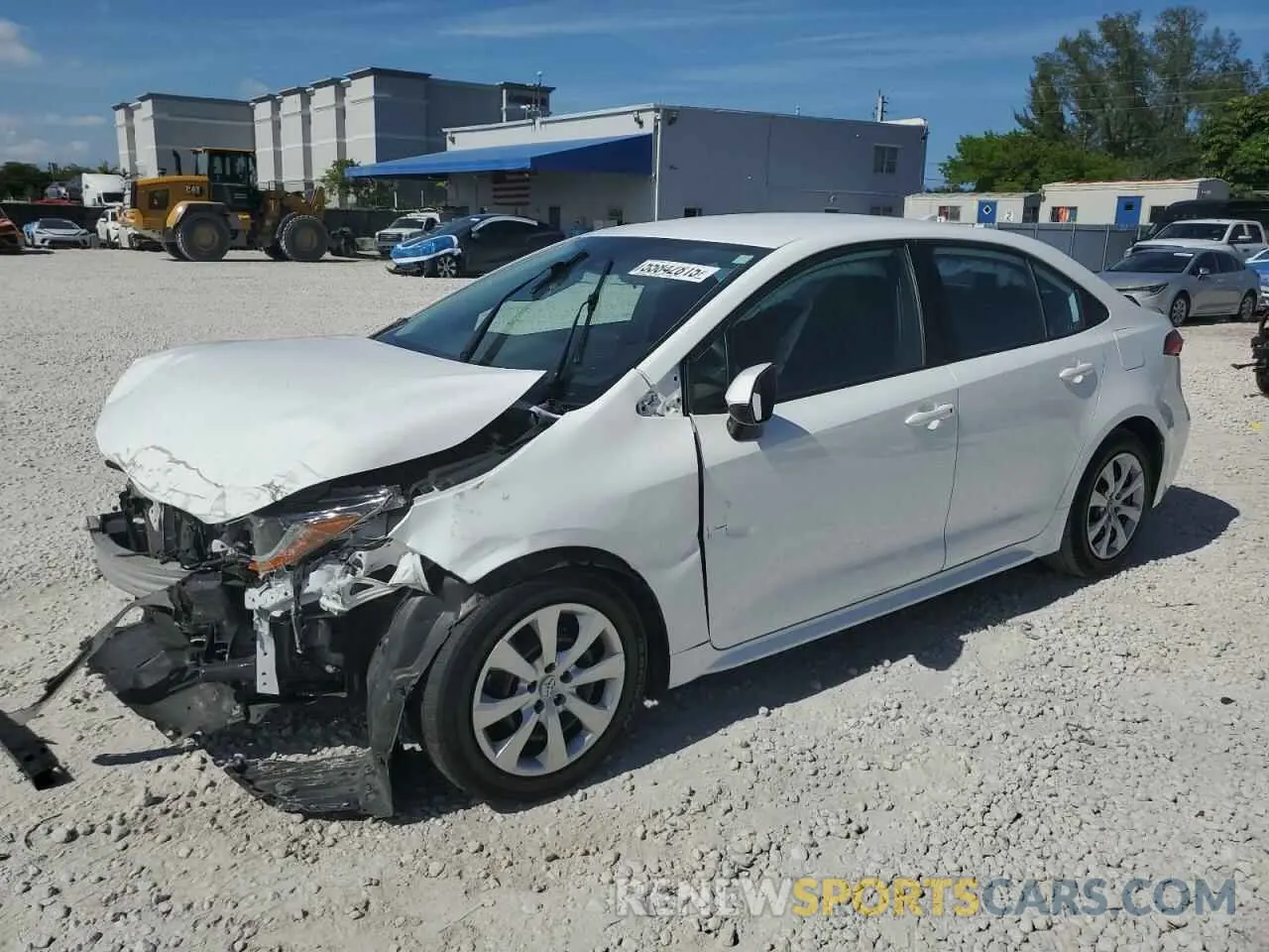 1 Photograph of a damaged car 5YFEPMAE6NP289675 TOYOTA COROLLA 2022