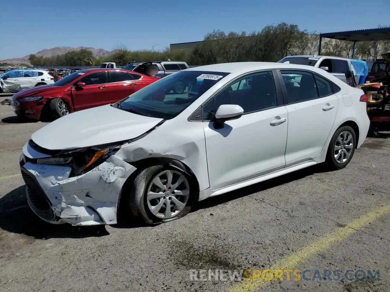 1 Photograph of a damaged car 5YFEPMAE6NP295542 TOYOTA COROLLA 2022