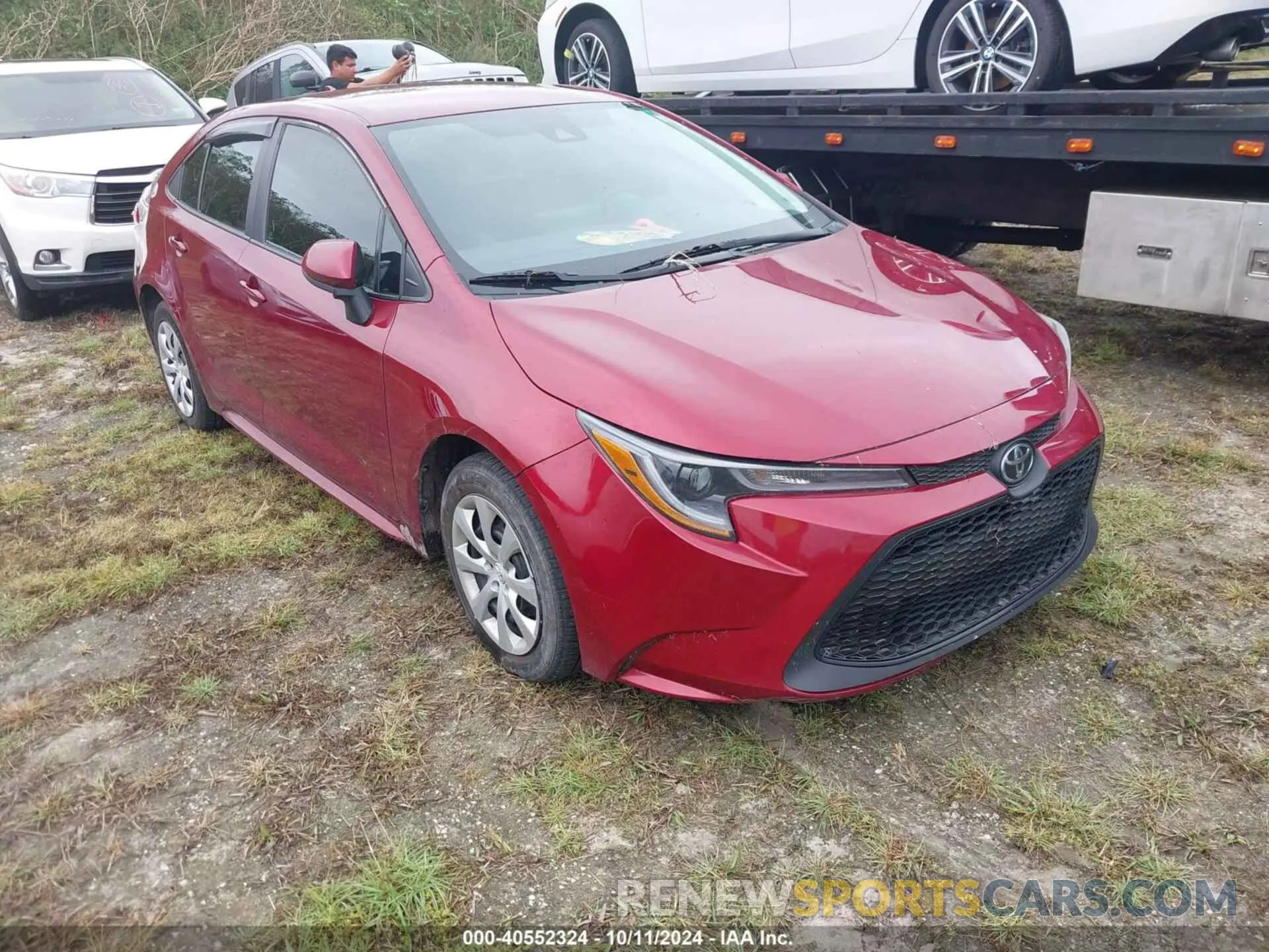 1 Photograph of a damaged car 5YFEPMAE6NP307236 TOYOTA COROLLA 2022