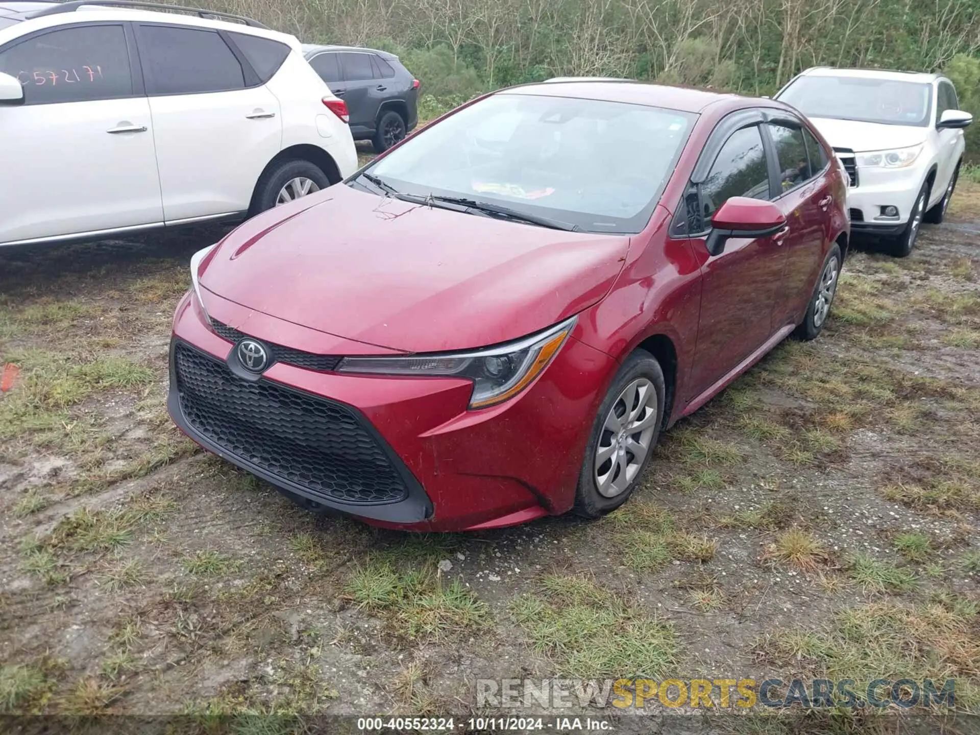 2 Photograph of a damaged car 5YFEPMAE6NP307236 TOYOTA COROLLA 2022