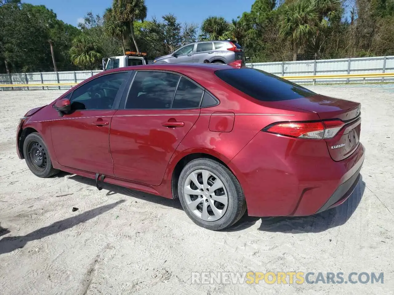 2 Photograph of a damaged car 5YFEPMAE6NP309536 TOYOTA COROLLA 2022