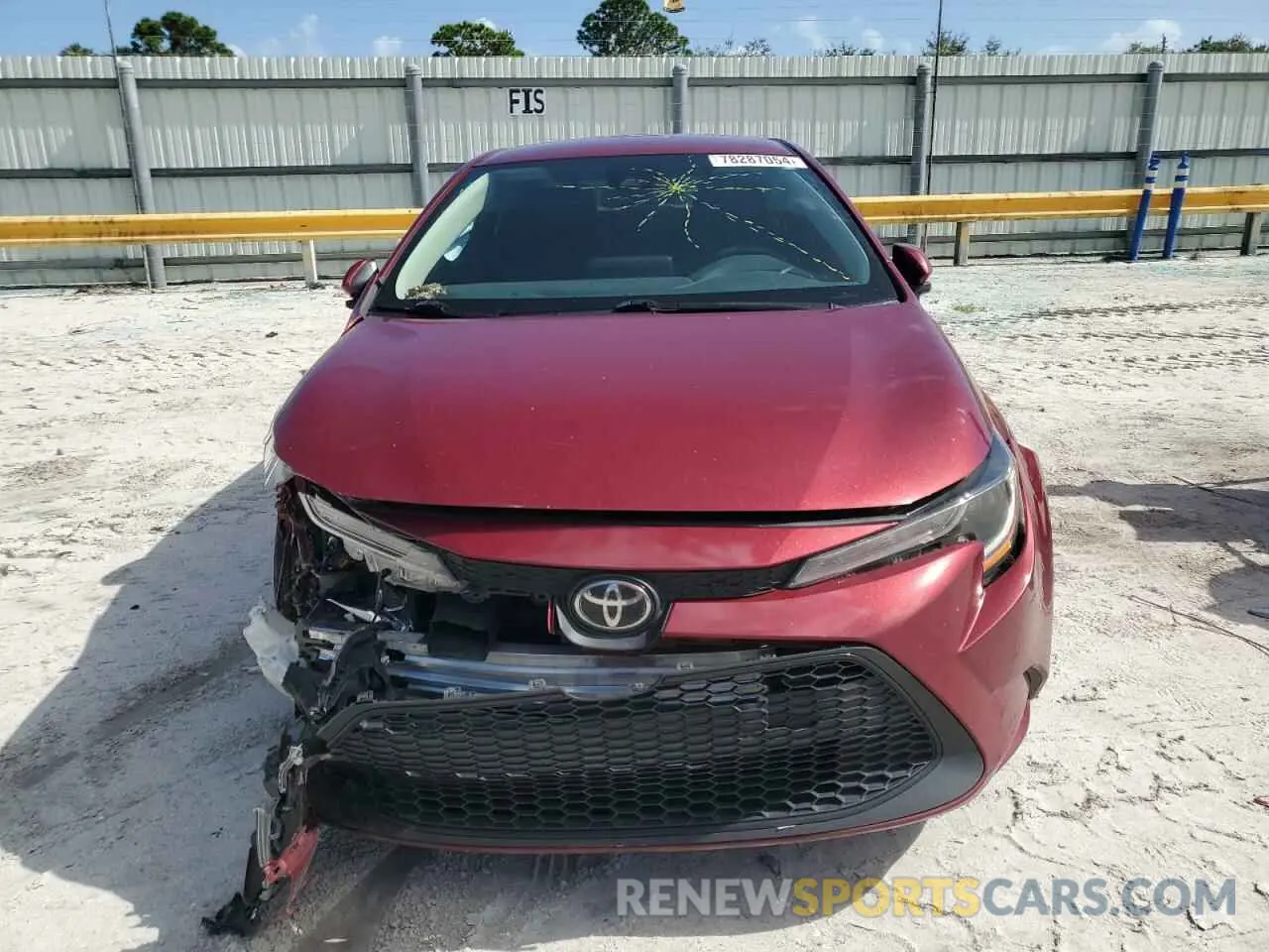 5 Photograph of a damaged car 5YFEPMAE6NP309536 TOYOTA COROLLA 2022