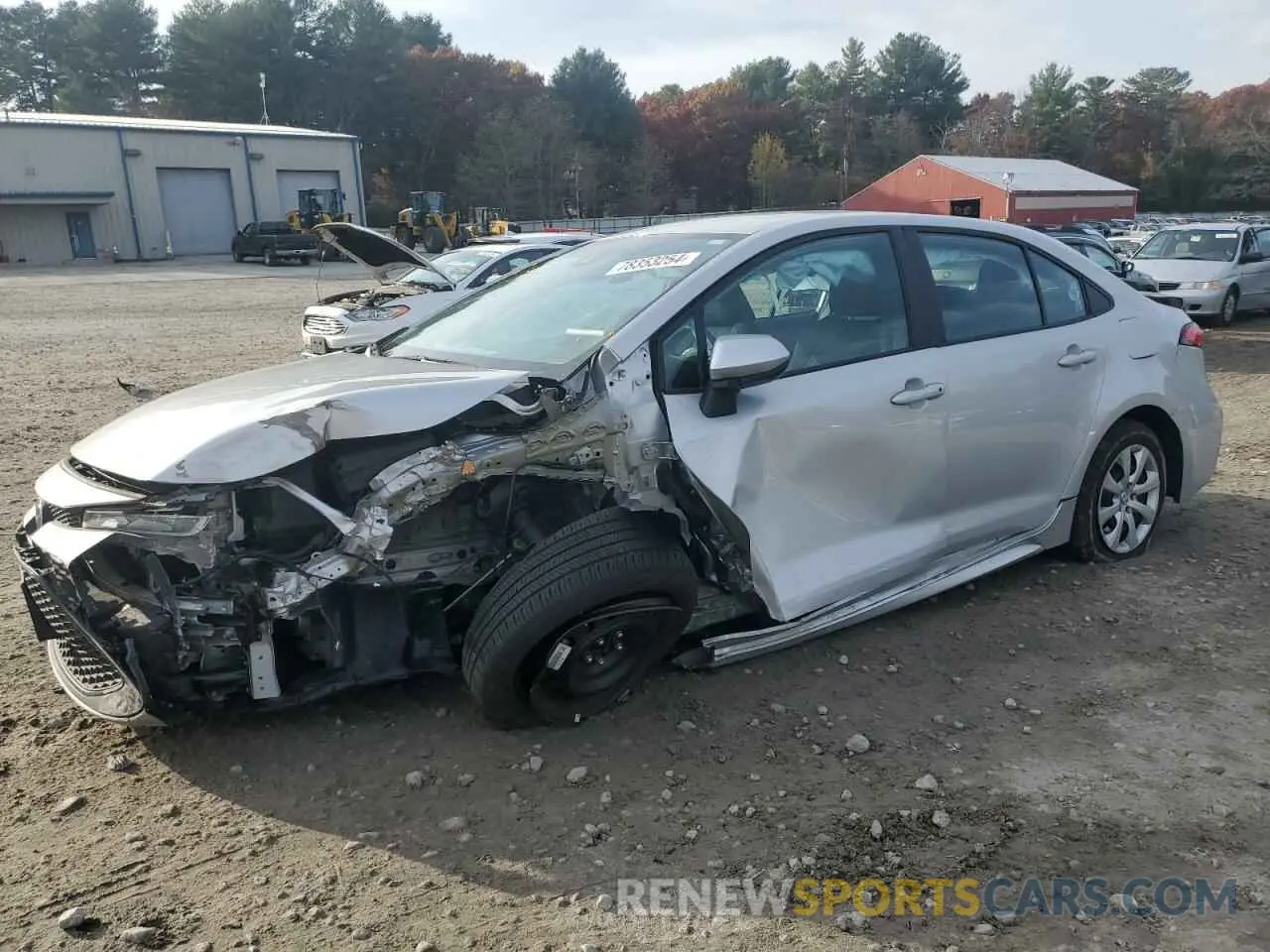 1 Photograph of a damaged car 5YFEPMAE6NP323355 TOYOTA COROLLA 2022