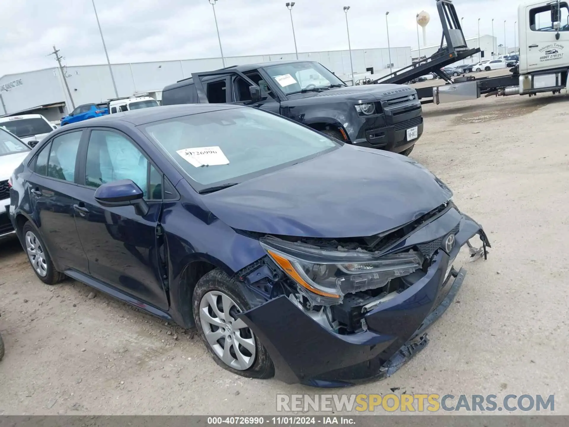 1 Photograph of a damaged car 5YFEPMAE6NP324845 TOYOTA COROLLA 2022