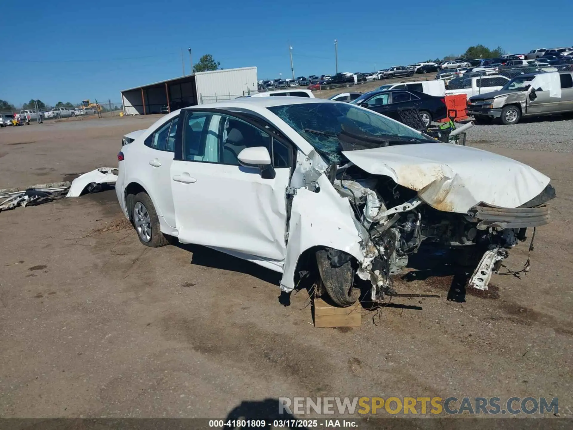 1 Photograph of a damaged car 5YFEPMAE6NP328636 TOYOTA COROLLA 2022