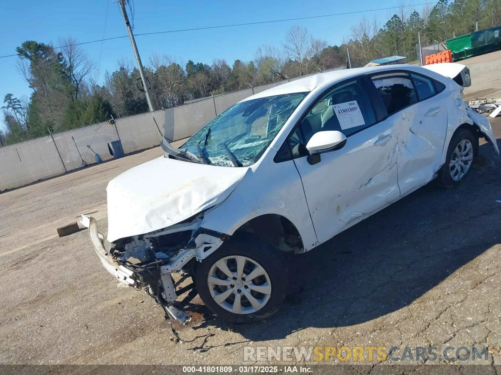 22 Photograph of a damaged car 5YFEPMAE6NP328636 TOYOTA COROLLA 2022