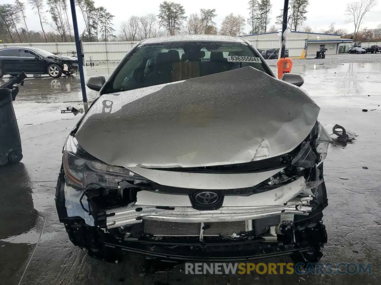 5 Photograph of a damaged car 5YFEPMAE6NP338065 TOYOTA COROLLA 2022