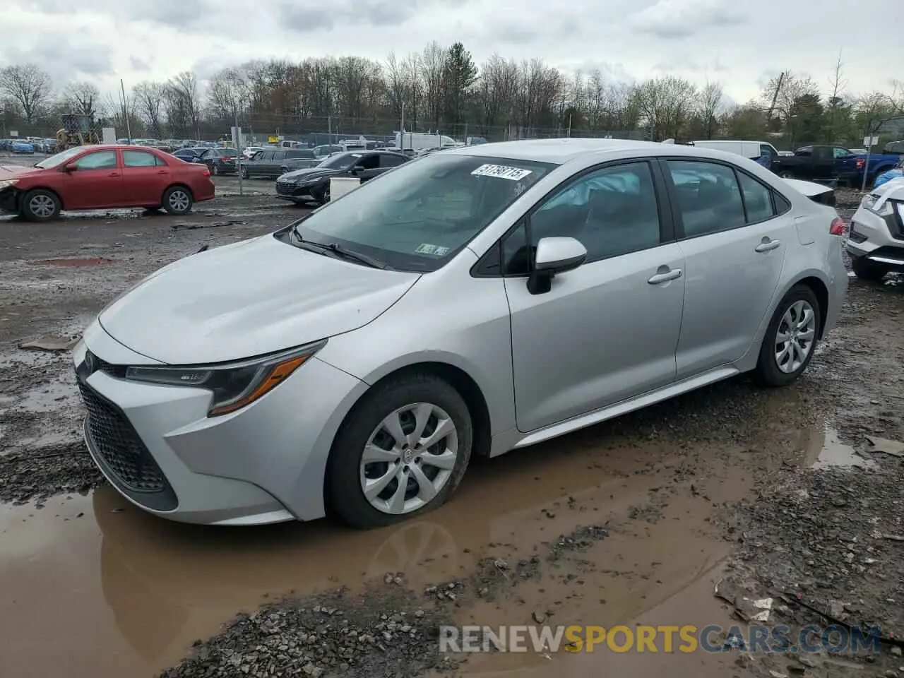 1 Photograph of a damaged car 5YFEPMAE6NP339118 TOYOTA COROLLA 2022