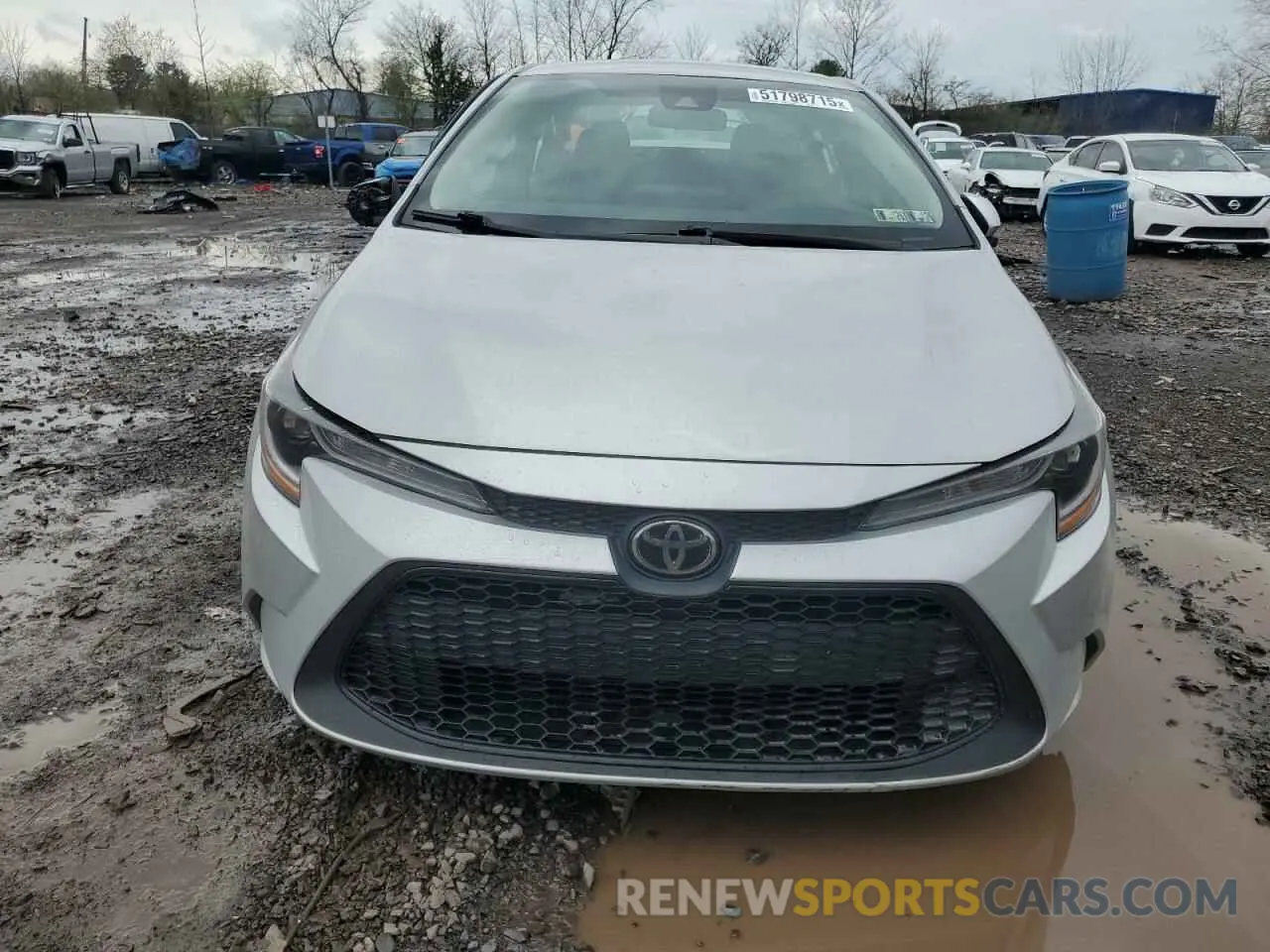 5 Photograph of a damaged car 5YFEPMAE6NP339118 TOYOTA COROLLA 2022
