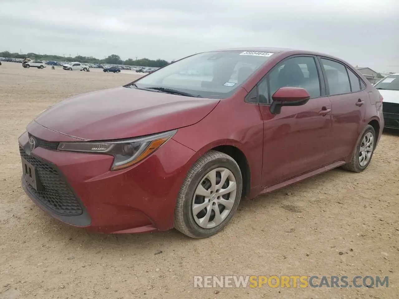 1 Photograph of a damaged car 5YFEPMAE6NP341385 TOYOTA COROLLA 2022