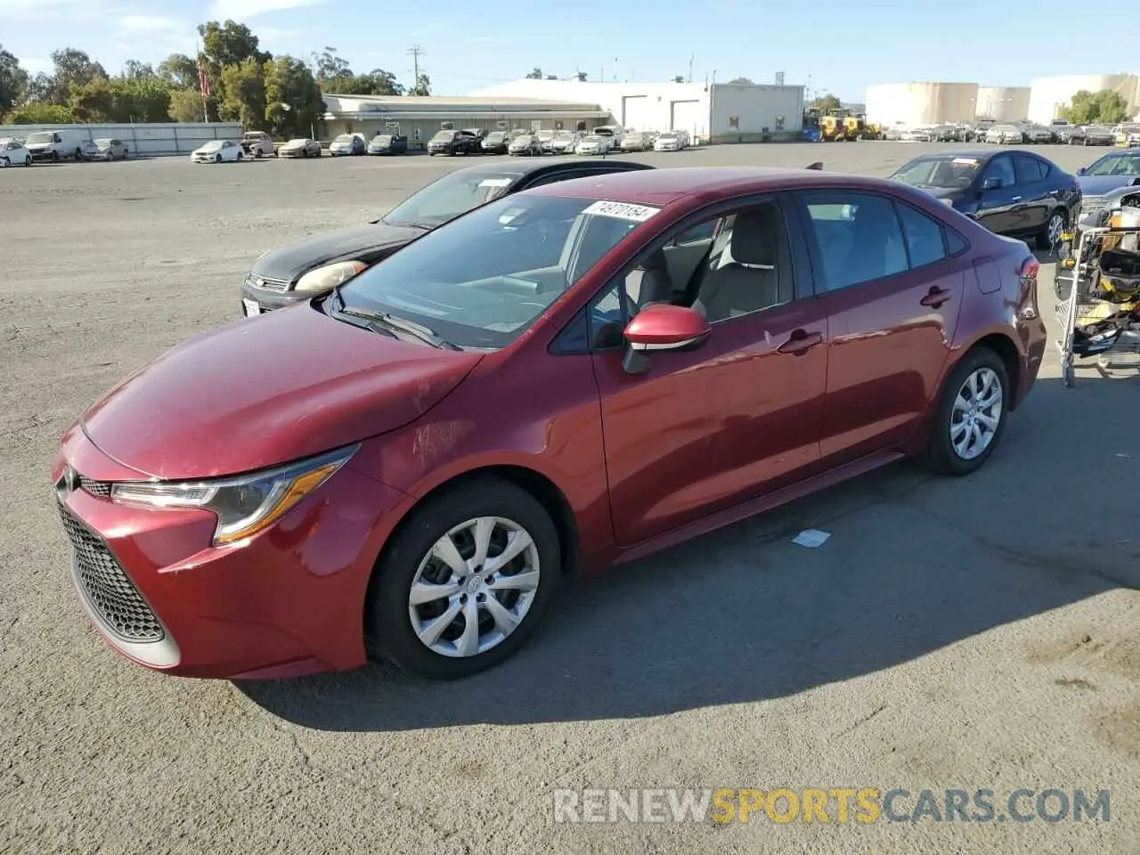 1 Photograph of a damaged car 5YFEPMAE6NP341760 TOYOTA COROLLA 2022