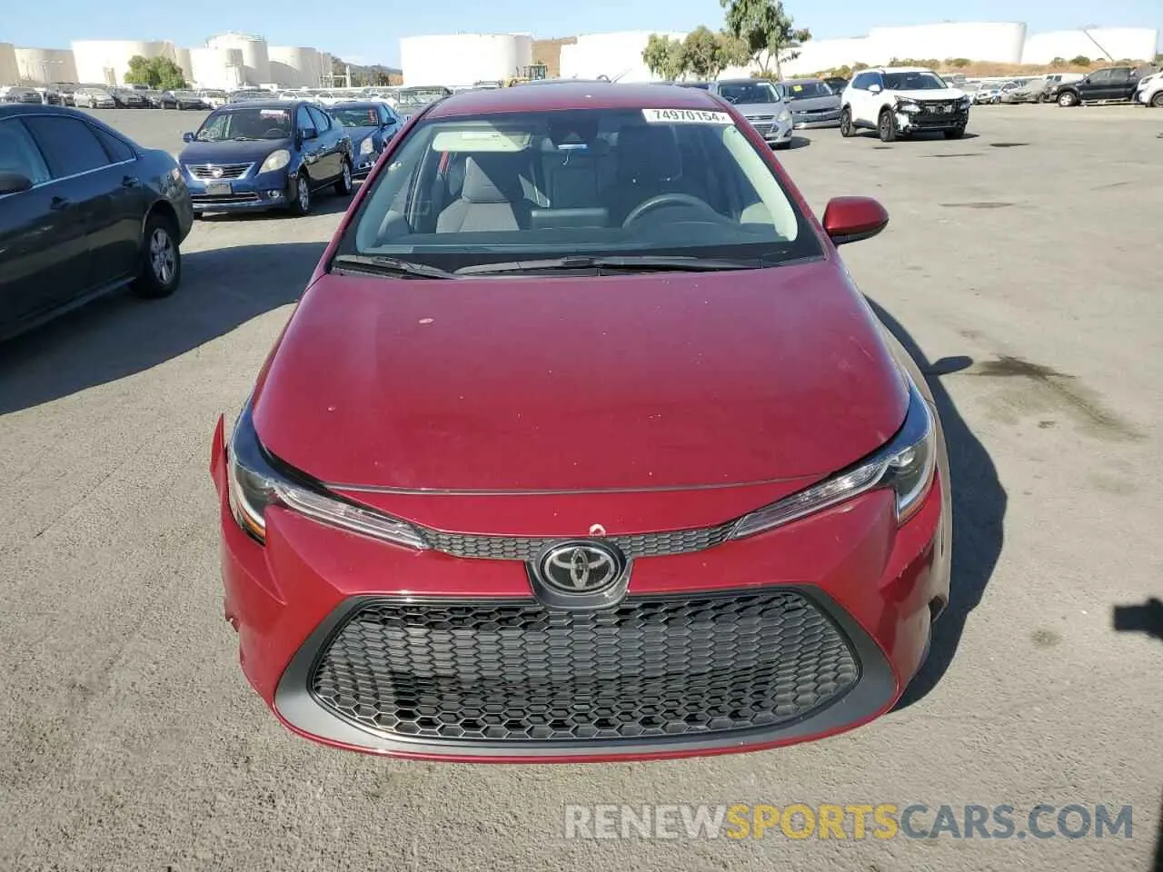 5 Photograph of a damaged car 5YFEPMAE6NP341760 TOYOTA COROLLA 2022
