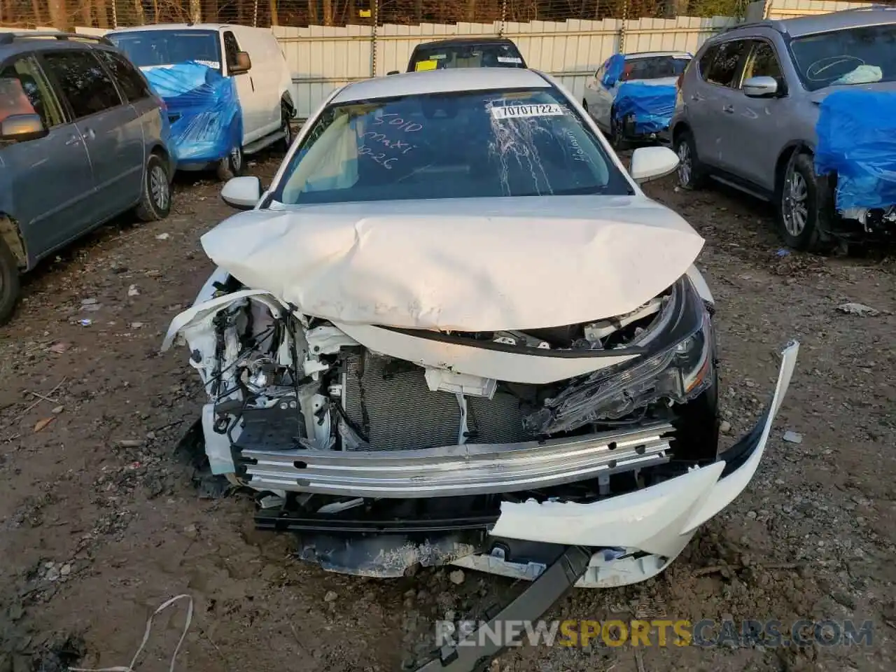 5 Photograph of a damaged car 5YFEPMAE6NP349146 TOYOTA COROLLA 2022