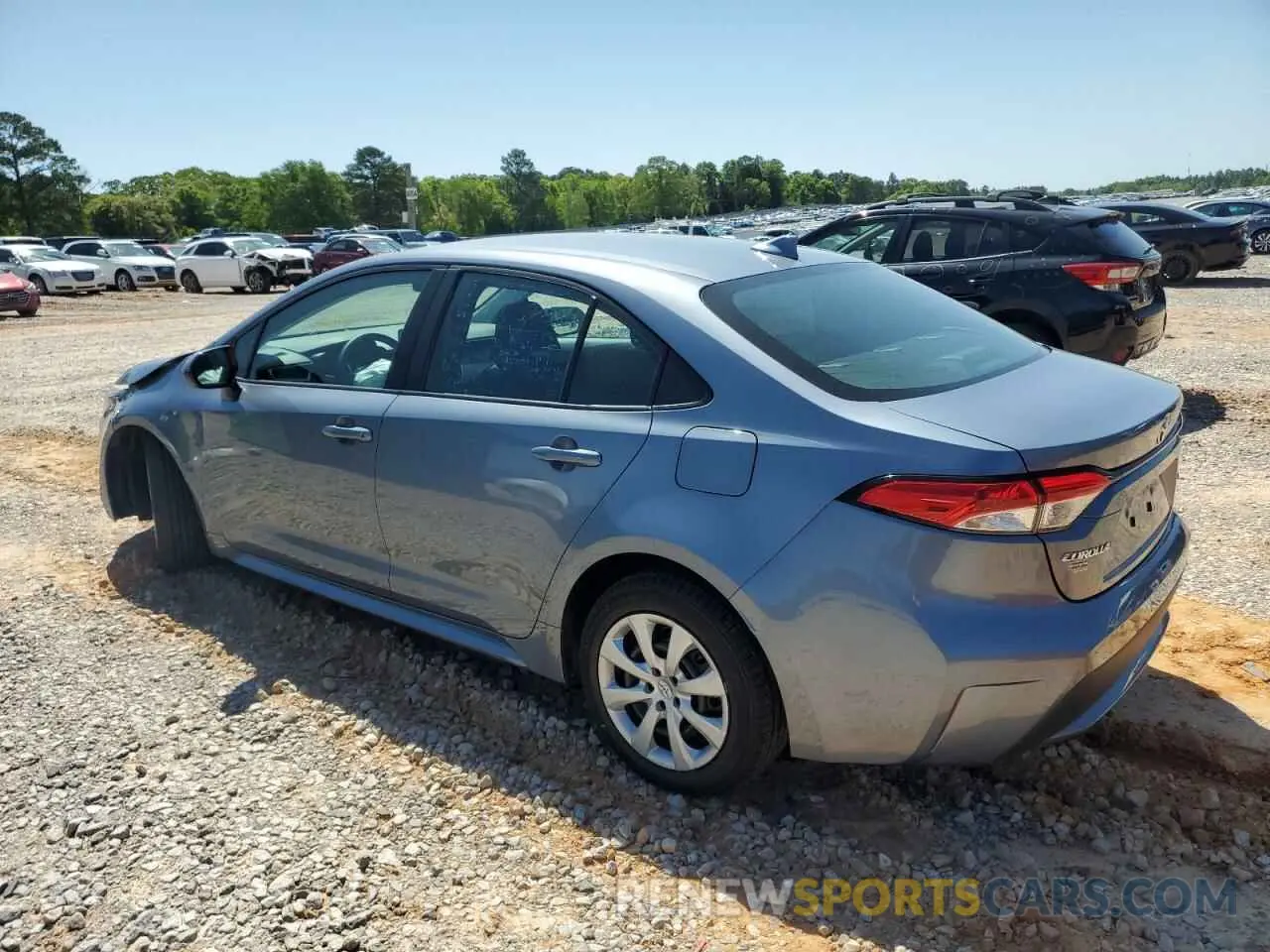 2 Photograph of a damaged car 5YFEPMAE6NP368022 TOYOTA COROLLA 2022