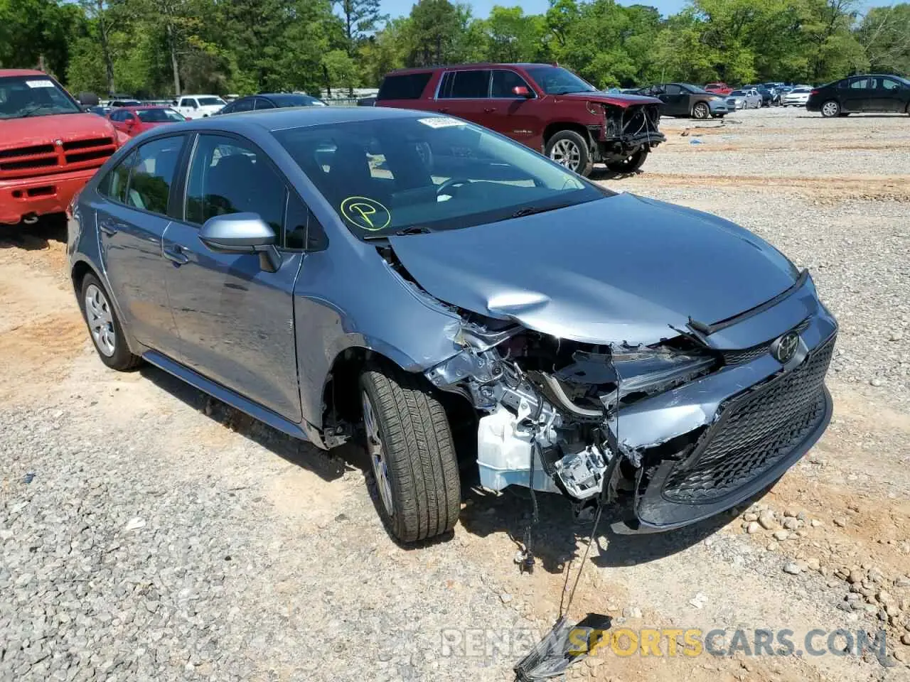 4 Photograph of a damaged car 5YFEPMAE6NP368022 TOYOTA COROLLA 2022