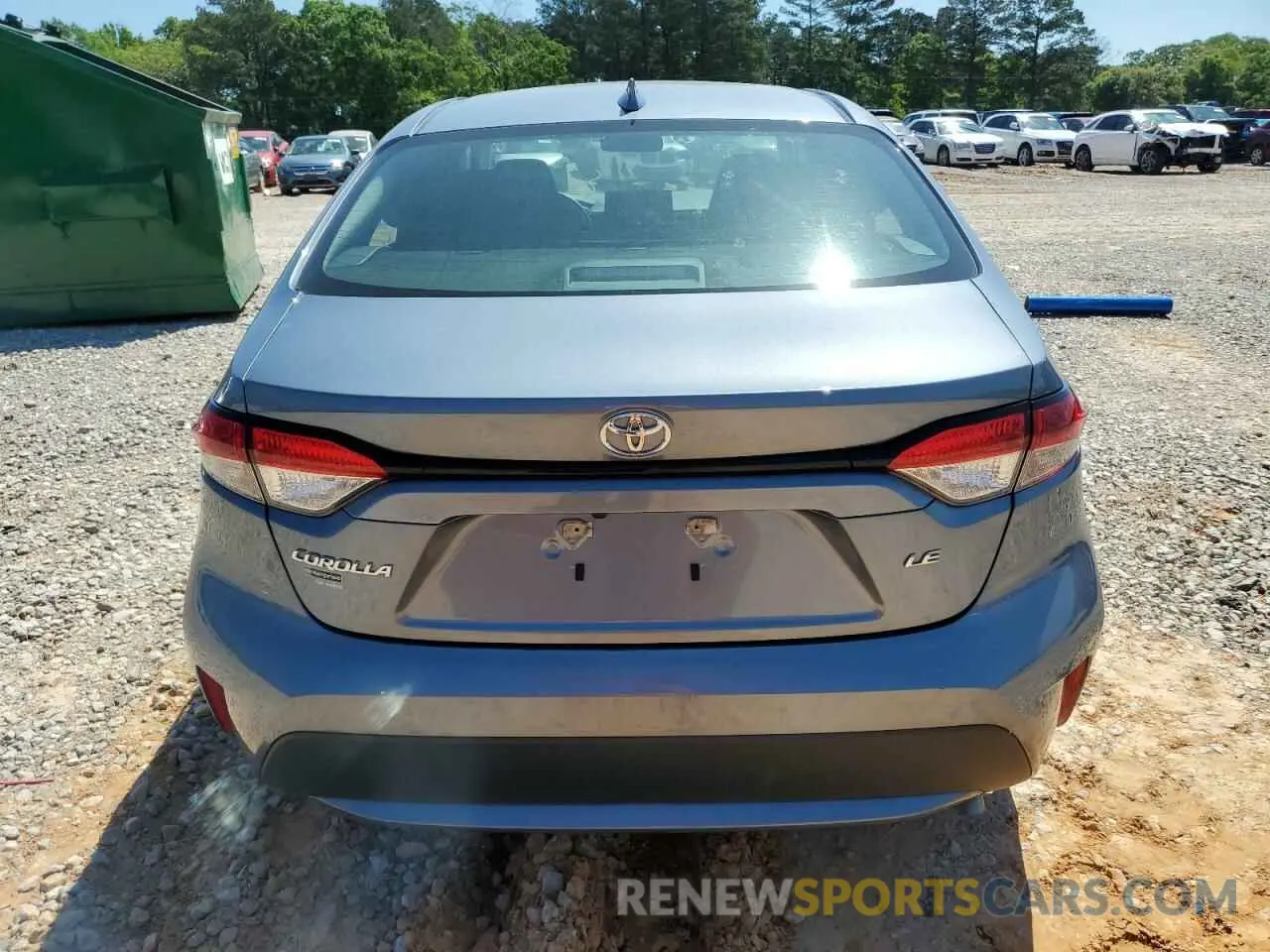 6 Photograph of a damaged car 5YFEPMAE6NP368022 TOYOTA COROLLA 2022