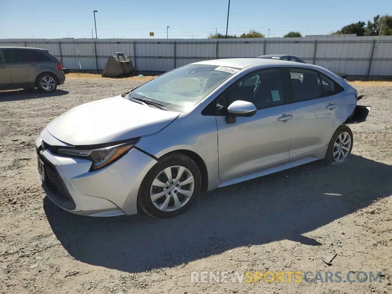 1 Photograph of a damaged car 5YFEPMAE6NP388464 TOYOTA COROLLA 2022