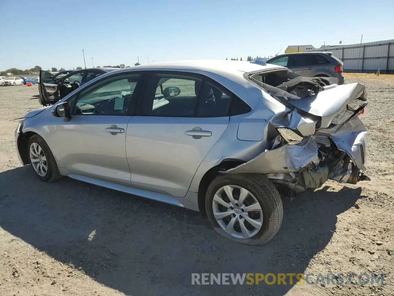 2 Photograph of a damaged car 5YFEPMAE6NP388464 TOYOTA COROLLA 2022
