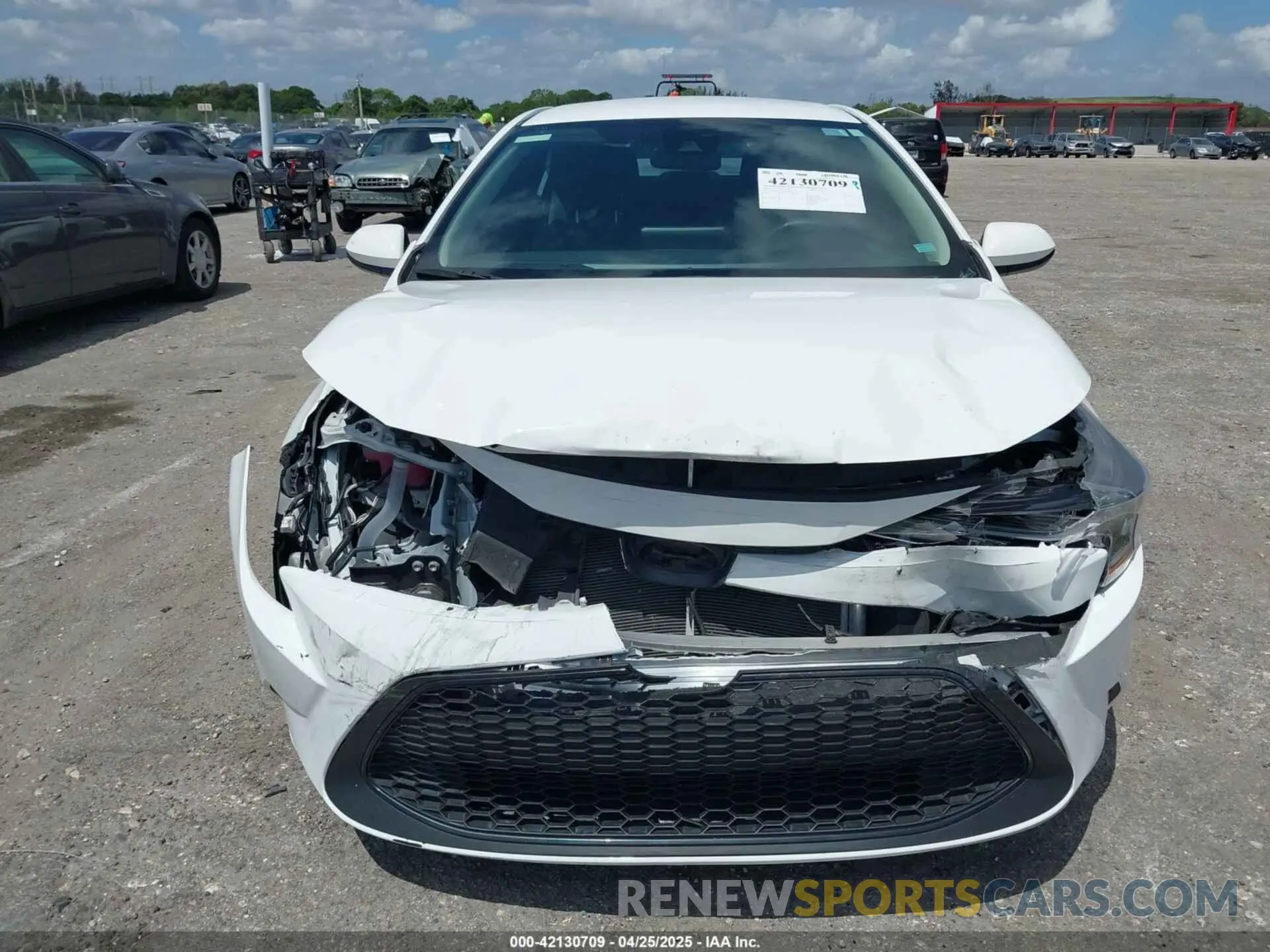 12 Photograph of a damaged car 5YFEPMAE6NP389890 TOYOTA COROLLA 2022