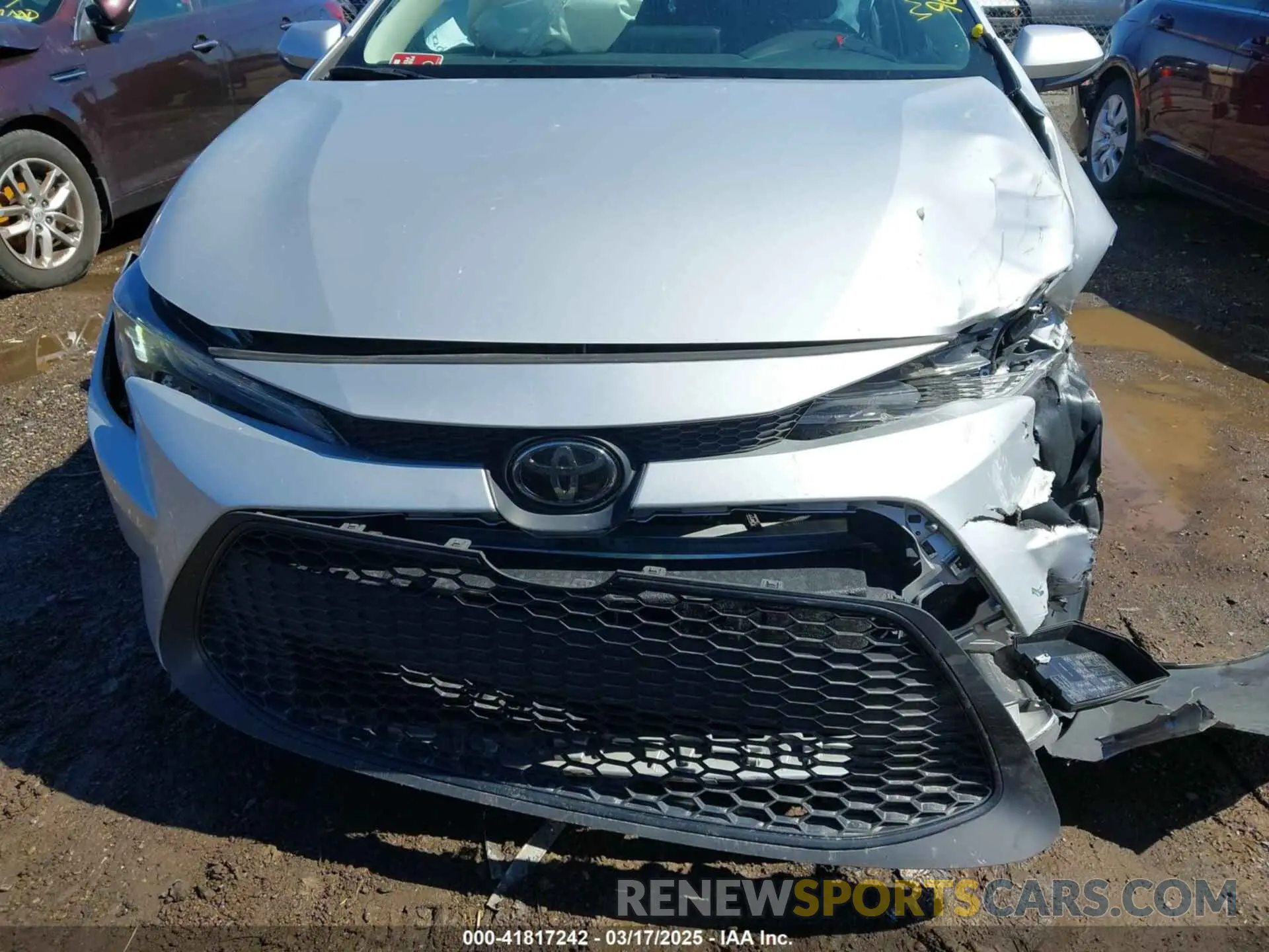 6 Photograph of a damaged car 5YFEPMAE7NP275266 TOYOTA COROLLA 2022