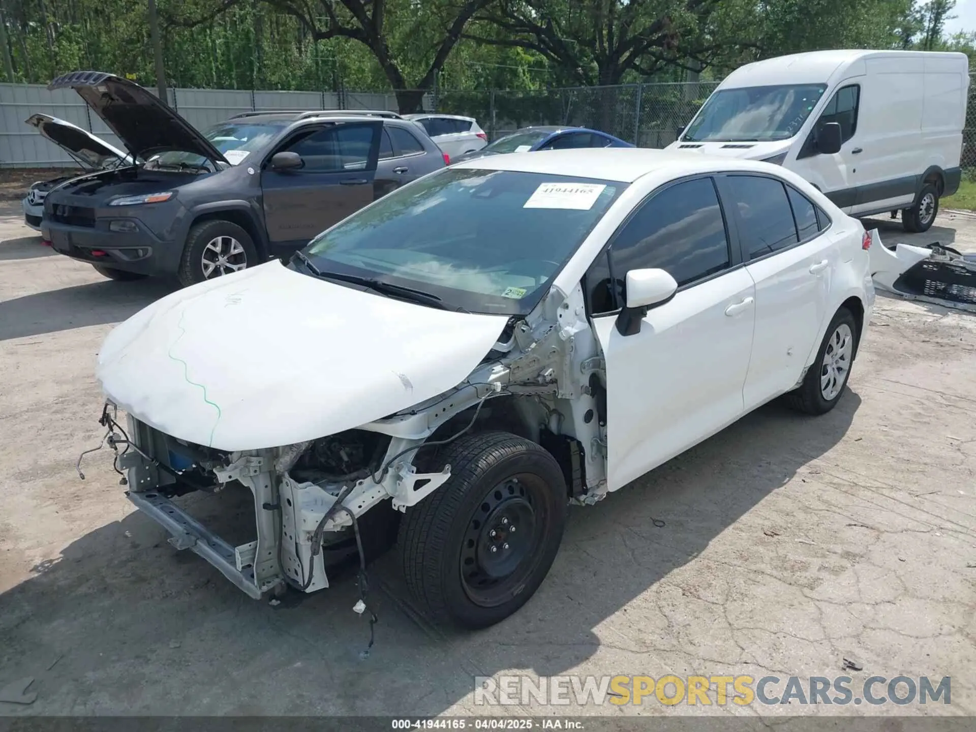 2 Photograph of a damaged car 5YFEPMAE7NP275963 TOYOTA COROLLA 2022