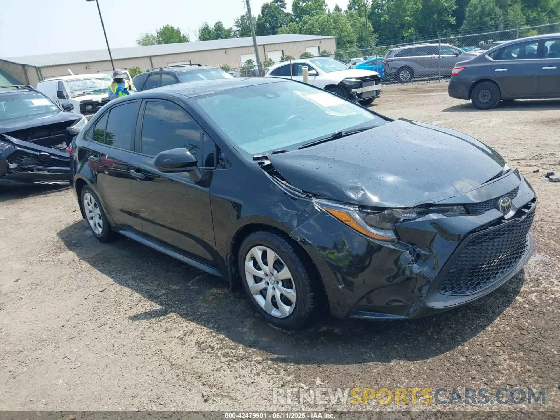 1 Photograph of a damaged car 5YFEPMAE7NP278815 TOYOTA COROLLA 2022