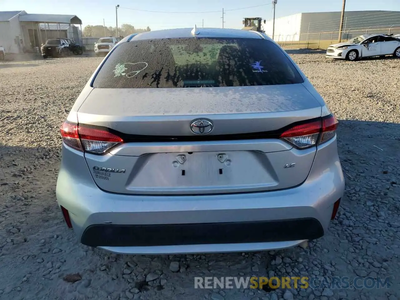 6 Photograph of a damaged car 5YFEPMAE7NP281777 TOYOTA COROLLA 2022
