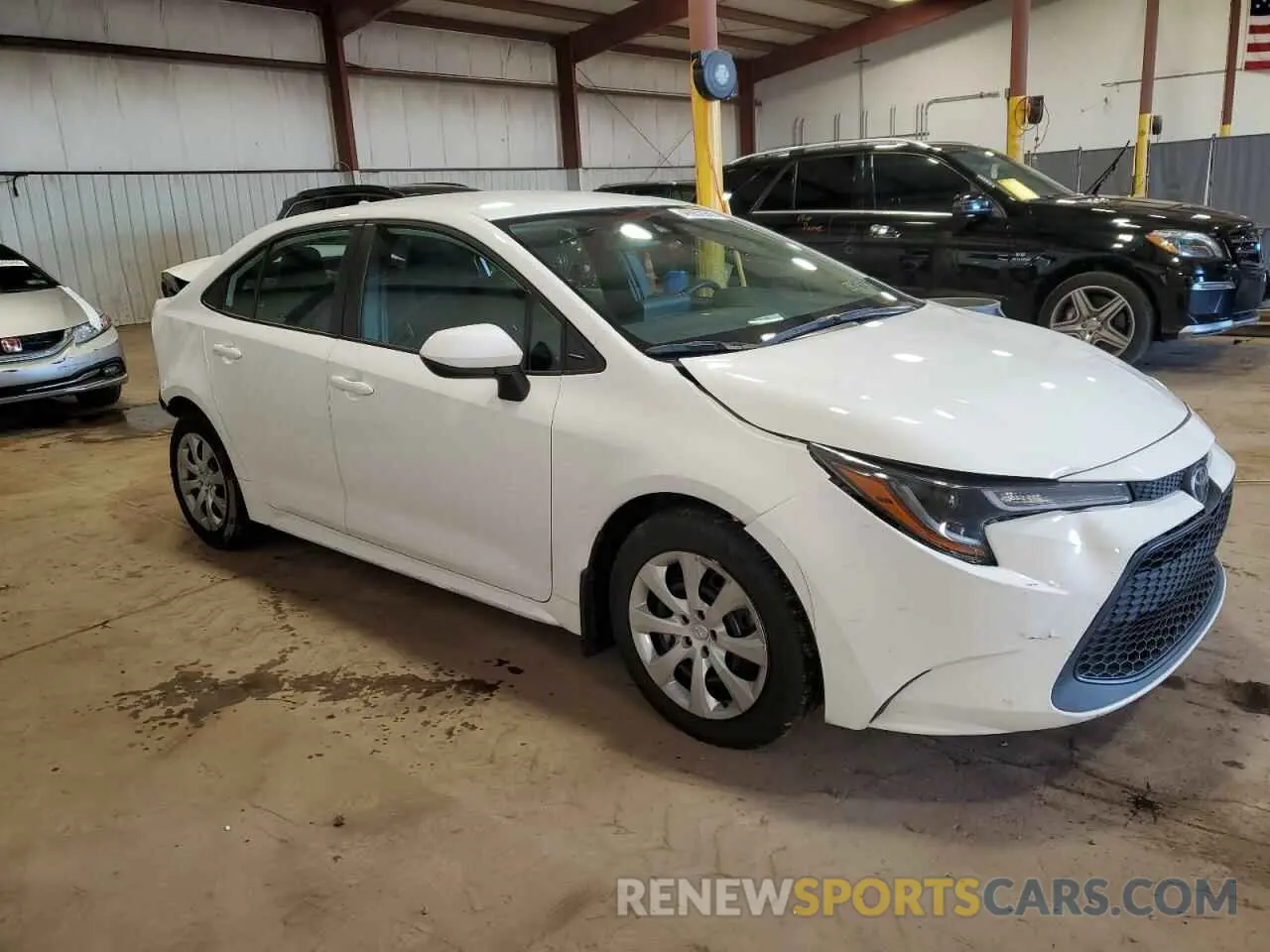 4 Photograph of a damaged car 5YFEPMAE7NP285649 TOYOTA COROLLA 2022