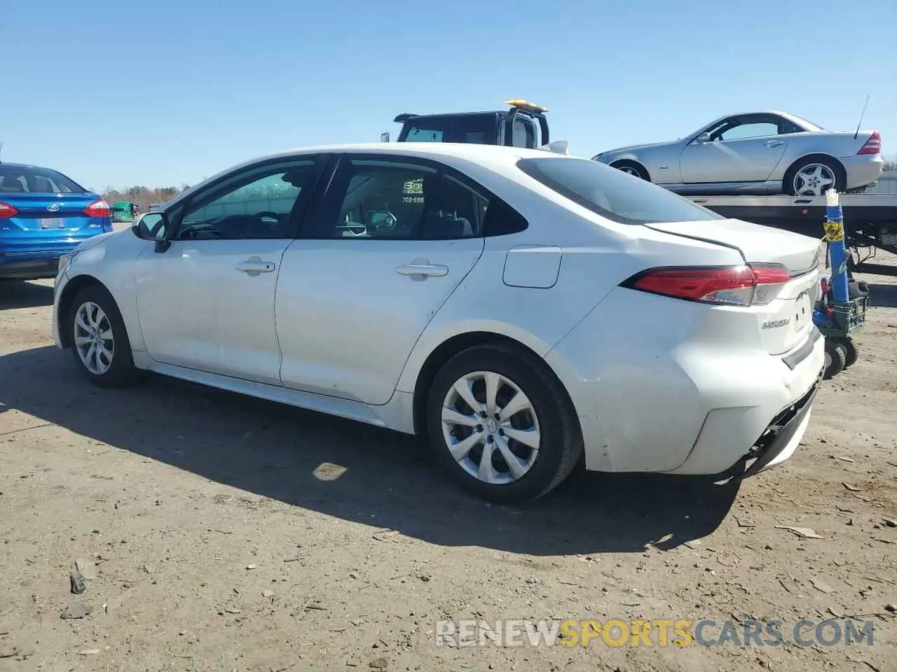 2 Photograph of a damaged car 5YFEPMAE7NP286879 TOYOTA COROLLA 2022
