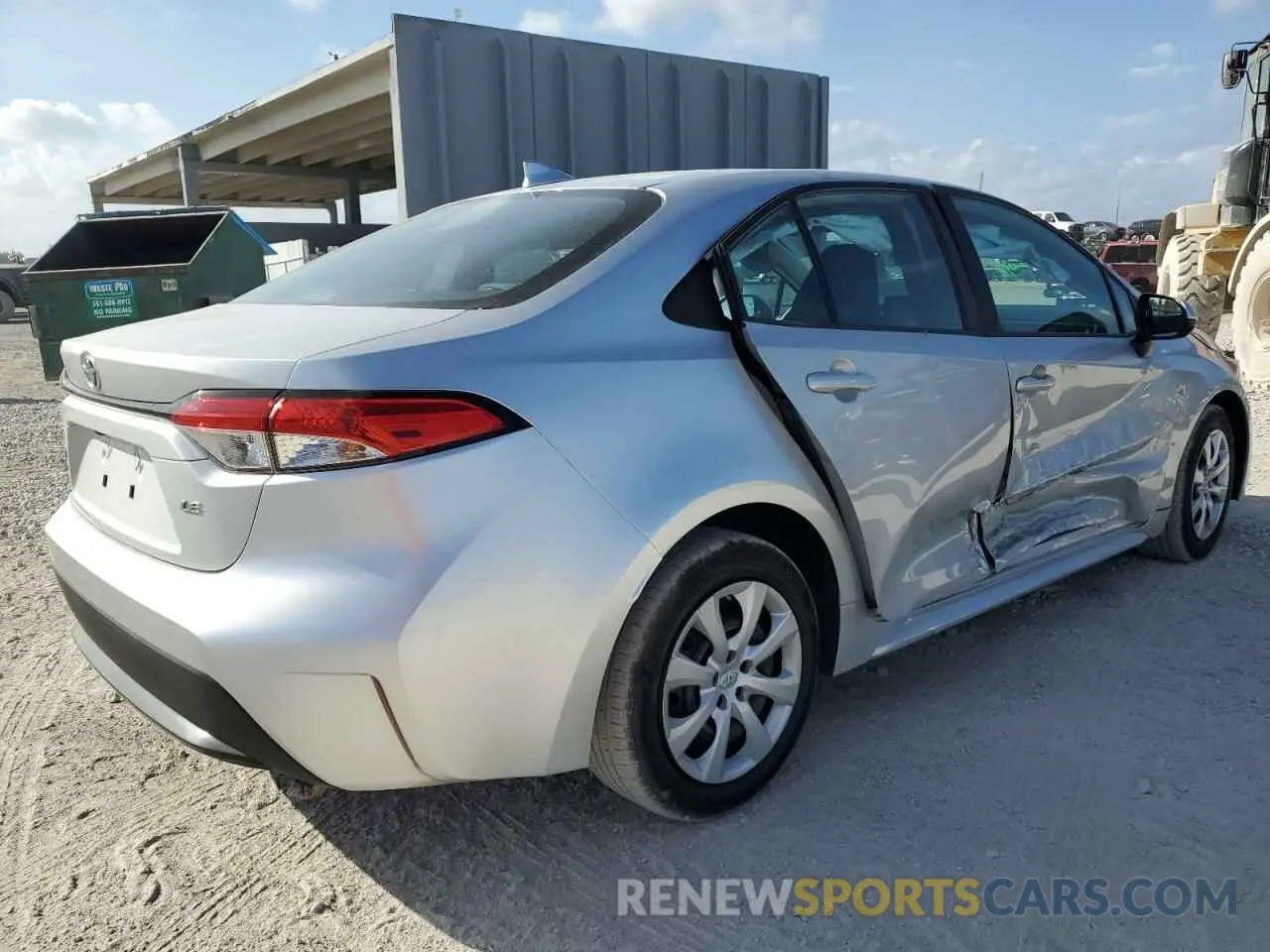 3 Photograph of a damaged car 5YFEPMAE7NP288616 TOYOTA COROLLA 2022
