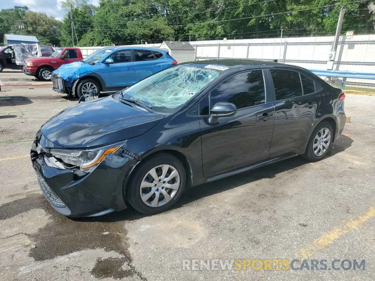 1 Photograph of a damaged car 5YFEPMAE7NP290009 TOYOTA COROLLA 2022