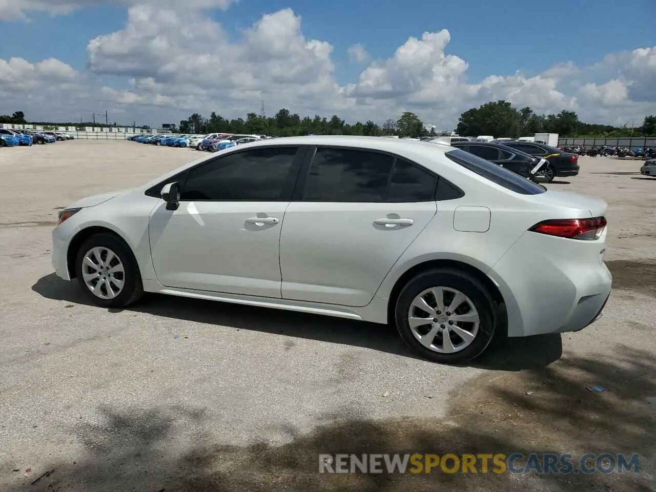2 Photograph of a damaged car 5YFEPMAE7NP295372 TOYOTA COROLLA 2022
